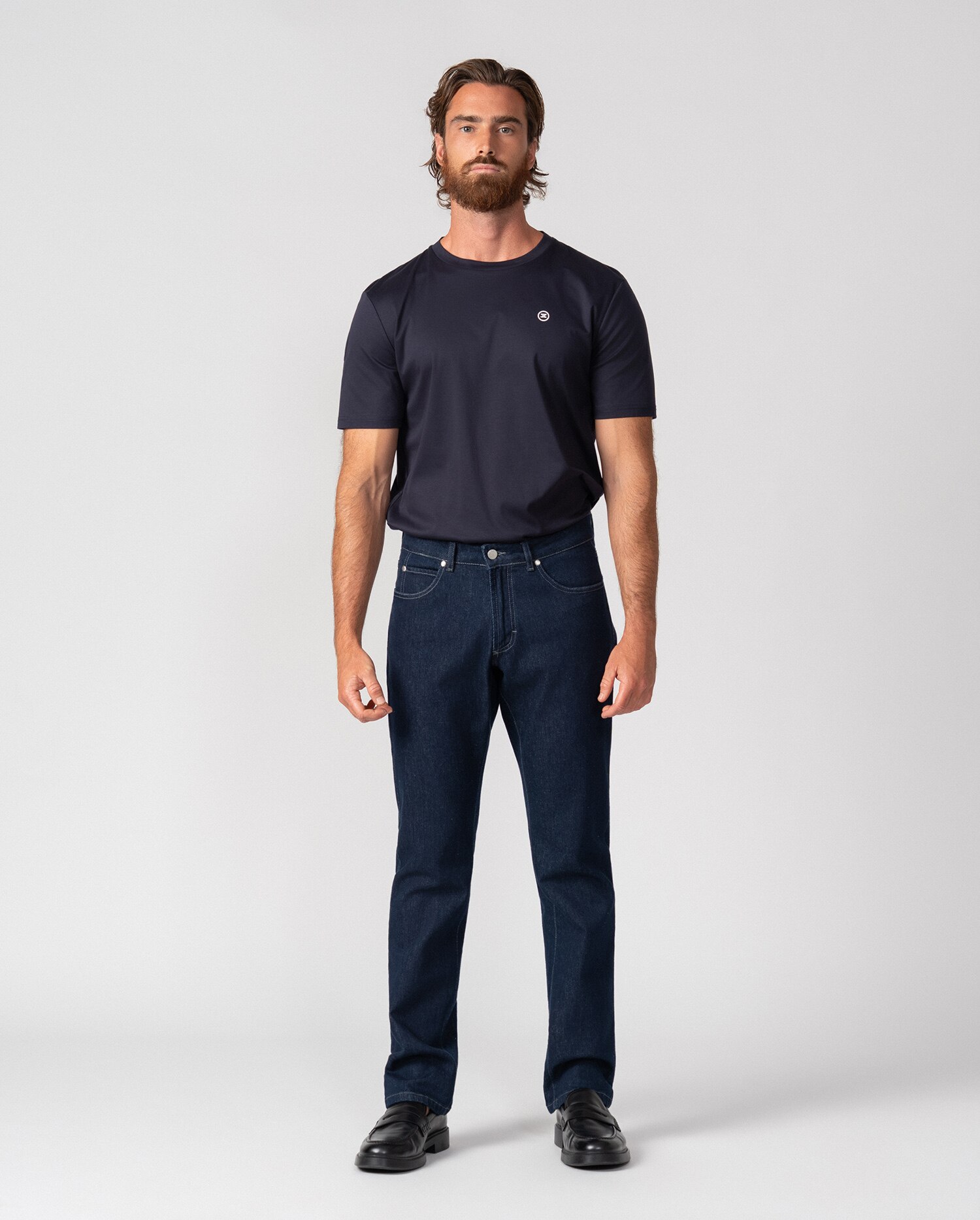 Imagen 0 de Pantalón de hombre tejano elástico Azul denim