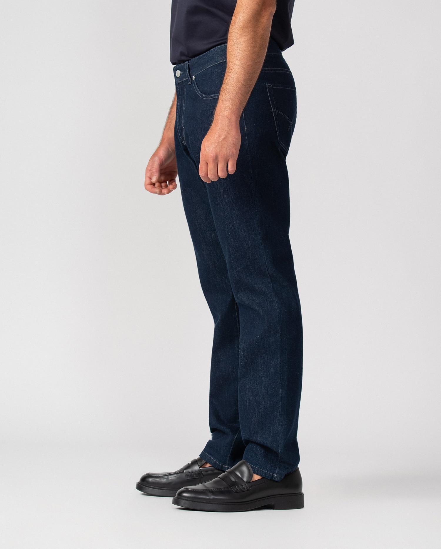 Pantalón de hombre tejano elástico - Etiem - Azul denim Azul denim-5