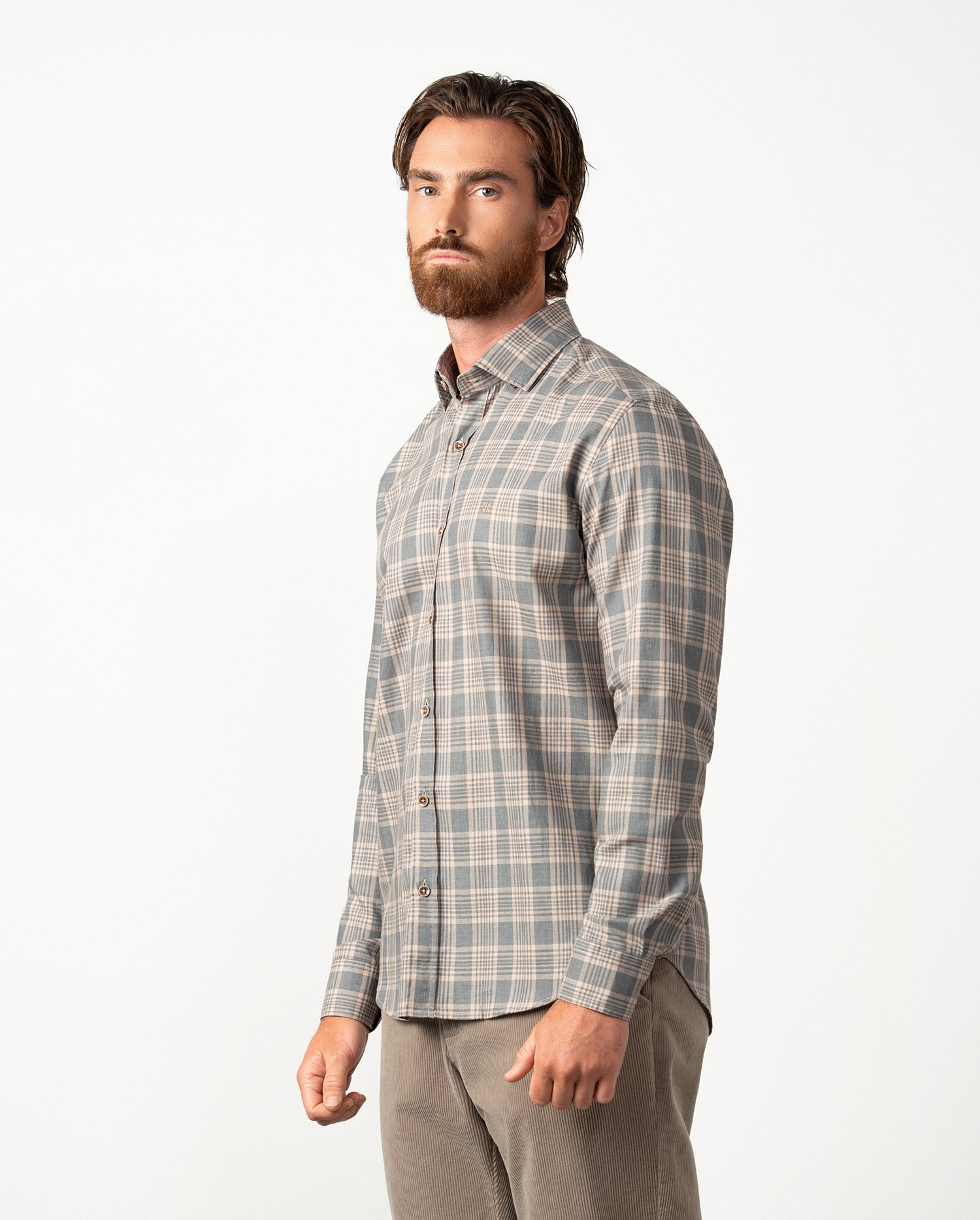 Camisa de hombre sport de cuadros relaxed fit - Etiem - Multicolor Multicolor-3