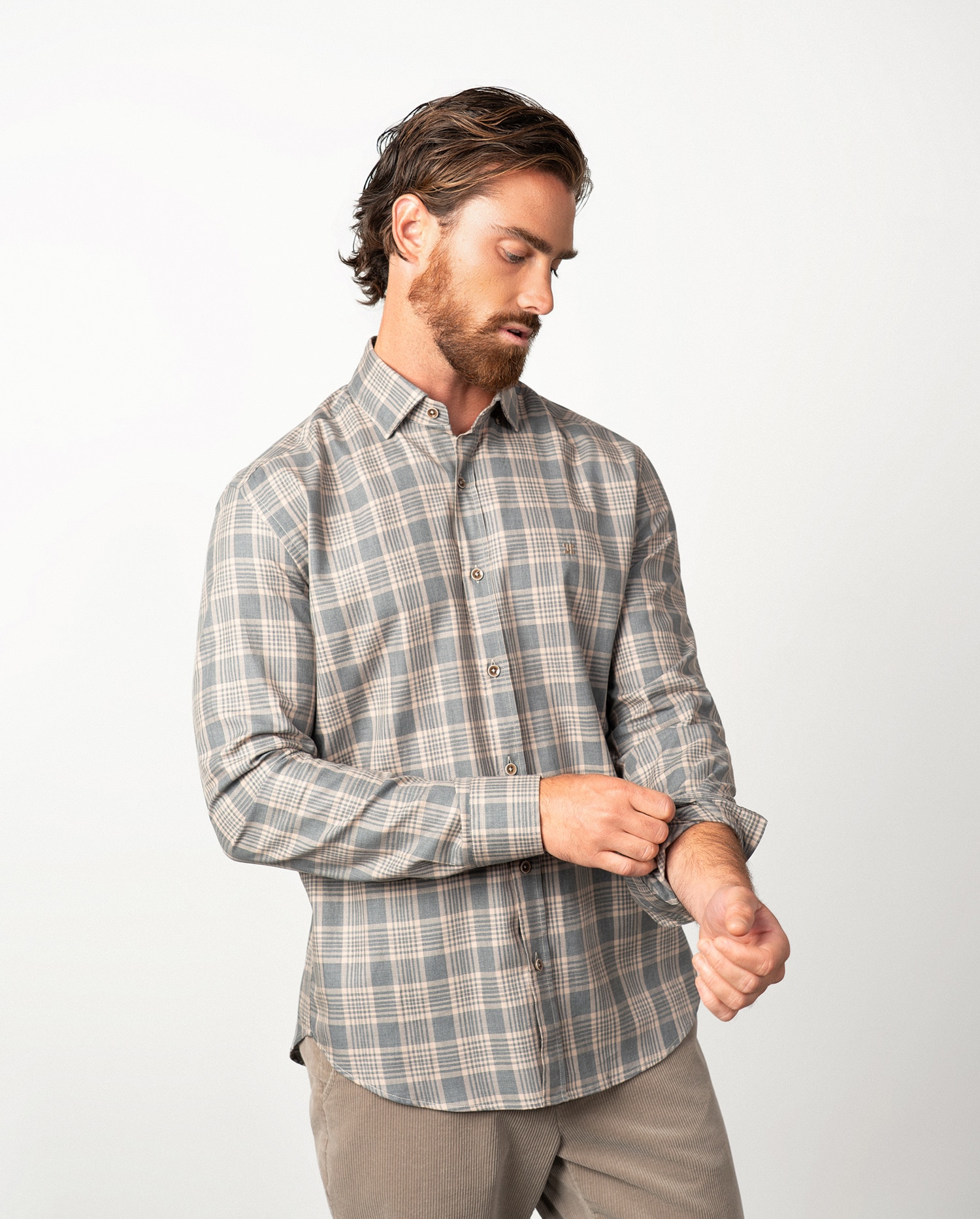 Camisa de hombre sport de cuadros relaxed fit - Etiem - Multicolor Multicolor-5