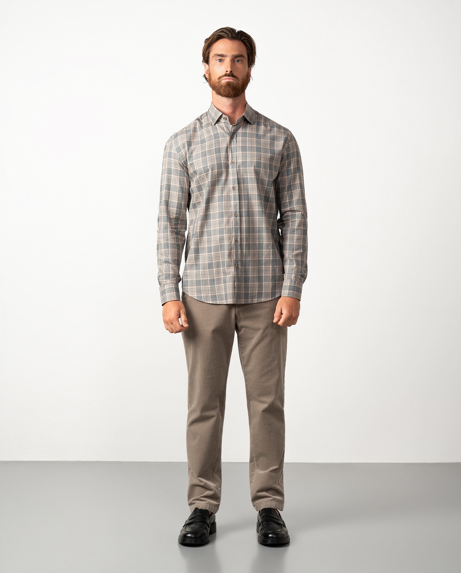 Camisa de hombre sport de cuadros relaxed fit - Etiem - Multicolor Multicolor-7