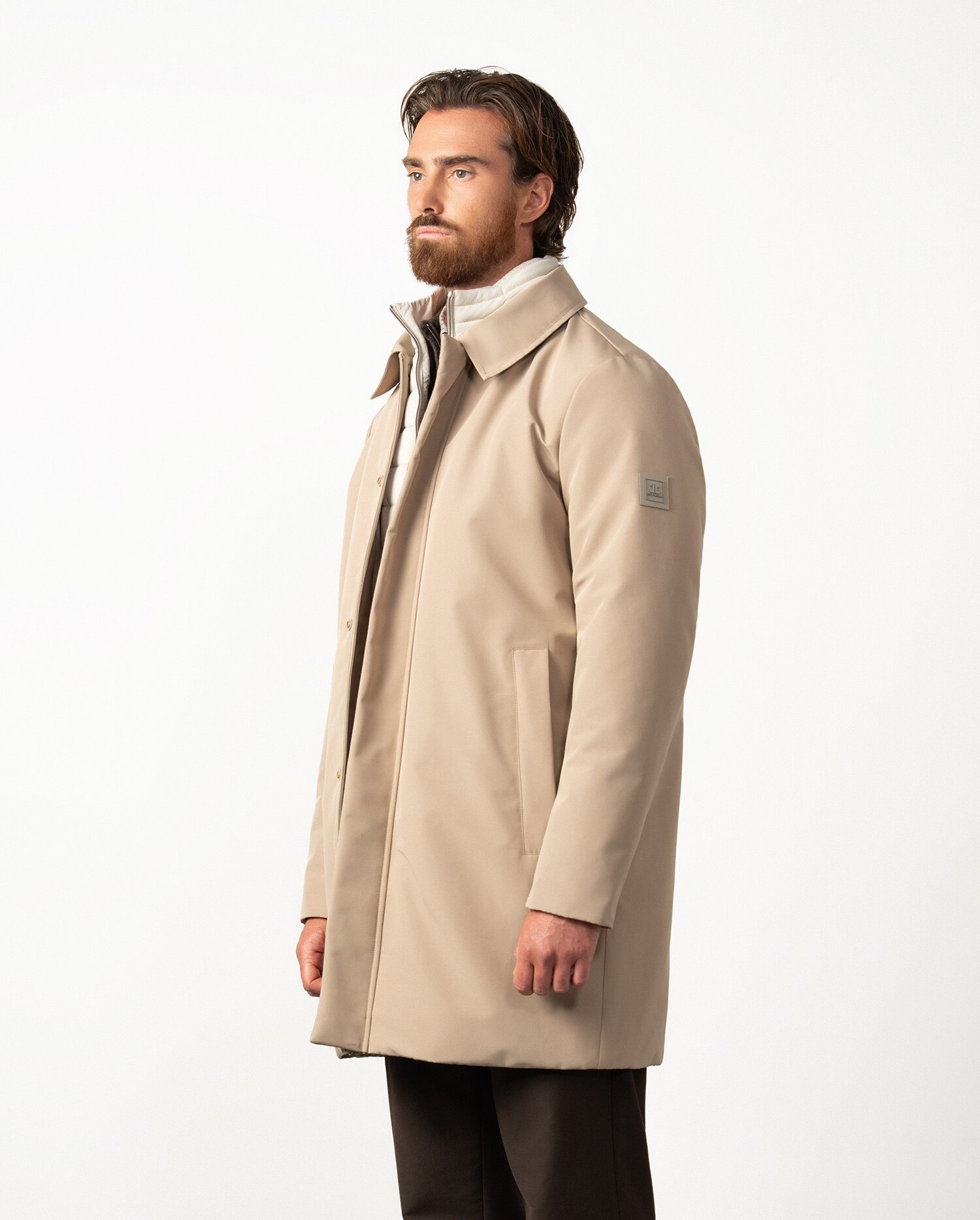 Gabardina de hombre acolchada con vista-chaleco desmontable - Etiem - Arena Arena-6
