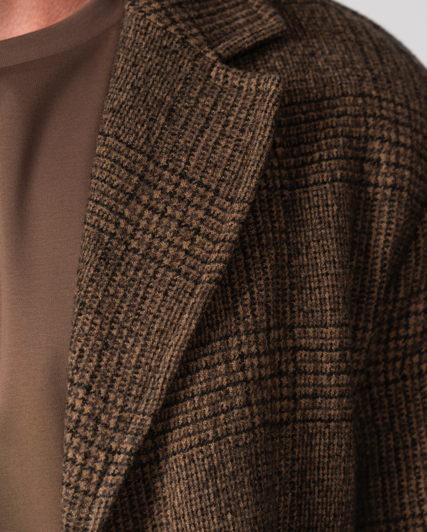 Abrigo de hombre oversize en cuadro gales - Etiem - Multicolor Multicolor-6