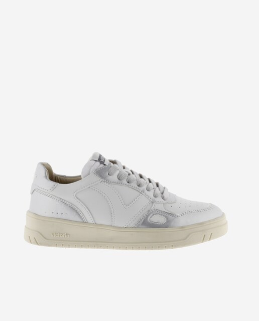 Imagen 0 de Zapatillas deportivas de mujer con piezas metalizadas en contraste