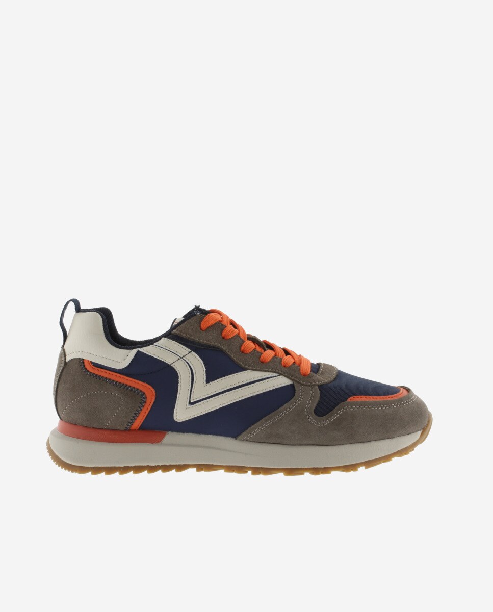 Zapatillas Victoria 1985 Basket LEGGERA - Cuero Serraje, Nylon, Detalles Fluor, Suela Phylon, Estilo Retro