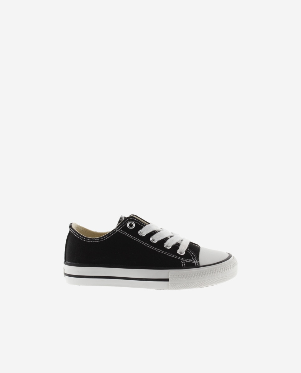 Victoria - Zapatillas de lona de niños con puntera de goma.