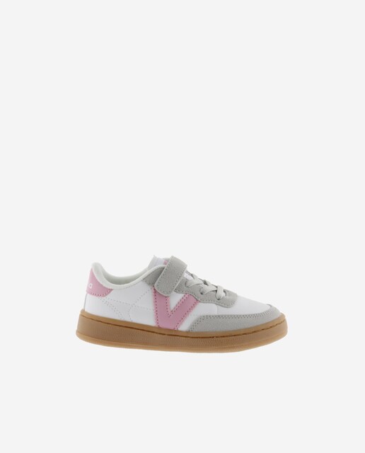 Imagen 0 de Zapatillas deportivas de niños con piezas en contraste y cordón elástico