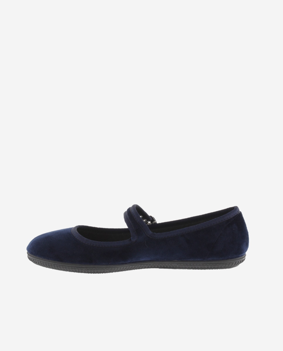 Merceditas de mujer Victoria en negro con cierre de hebilla - Azul marino Azul marino-2