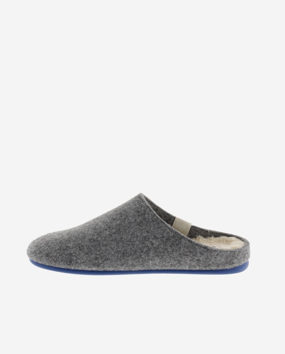 Imagen 2 de Zapatillas de casa abiertas unisex de fieltro reciclado - Gris Gris