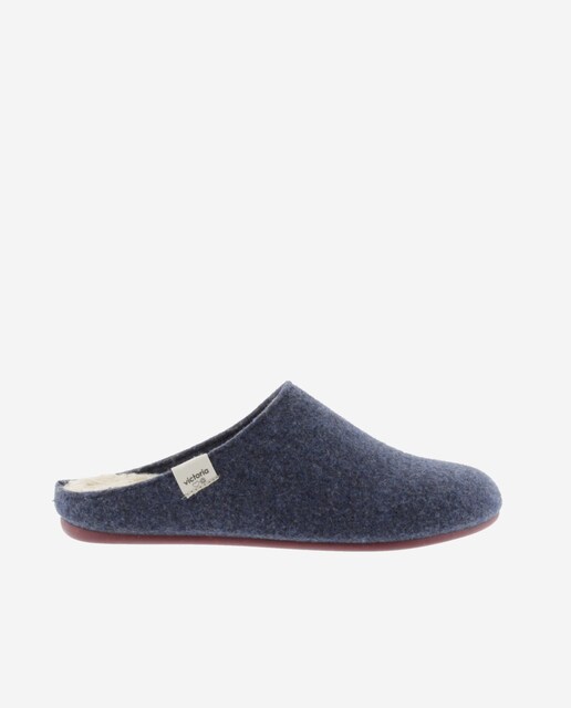 Imagen 0 de Zapatillas de casa abiertas unisex de fieltro reciclado con plantilla tipo borreguito