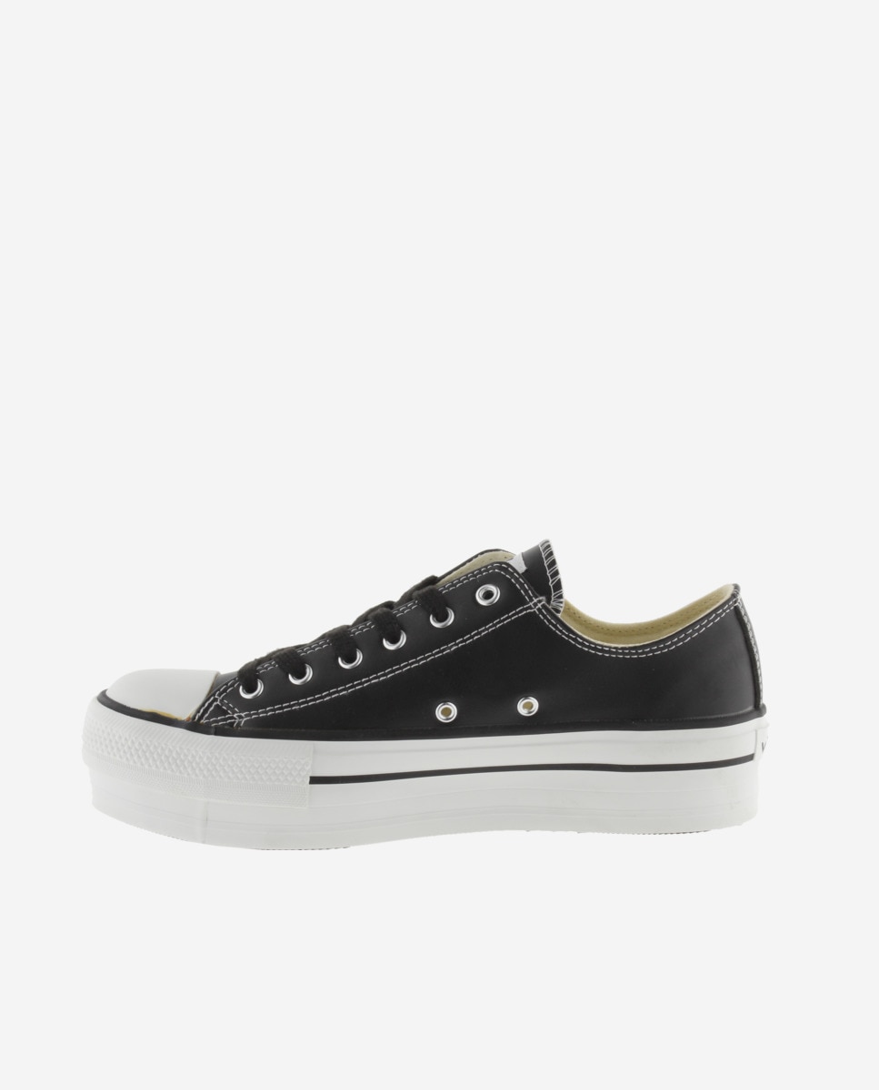 Zapatillas básicas de mujer con doble plataforma - Victoria - Negro Negro-2