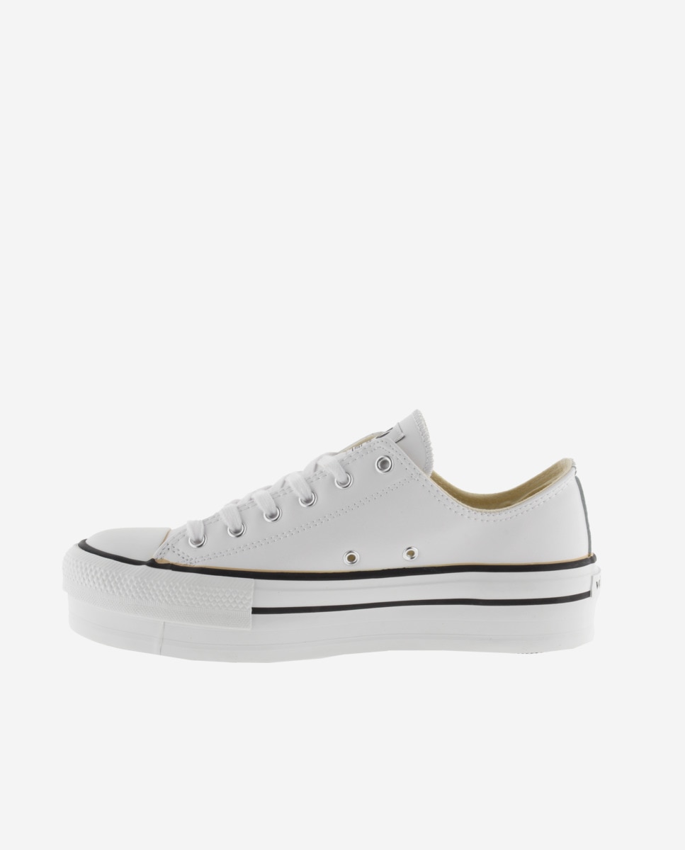 Zapatillas básicas de mujer con doble plataforma - Victoria - Blanco Blanco-2