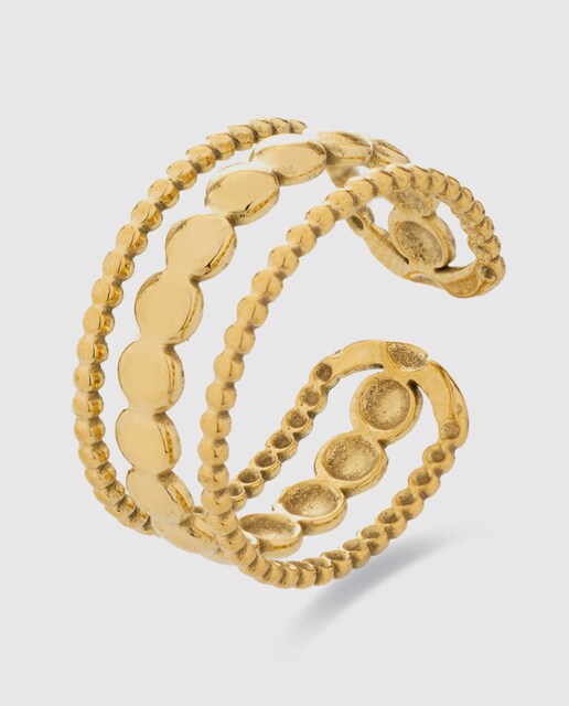 Imagen 0 de Anillo Basic acabado en oro amarillo de 18k