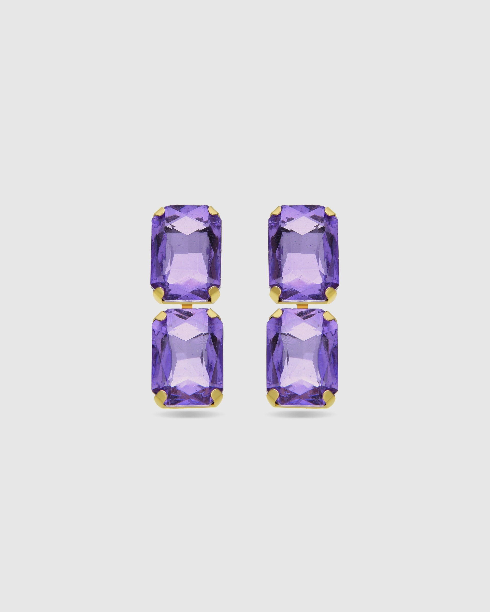 Pendientes áfrica acabados en amarillo de 18 quilates - Luxenter - Oro Oro-1