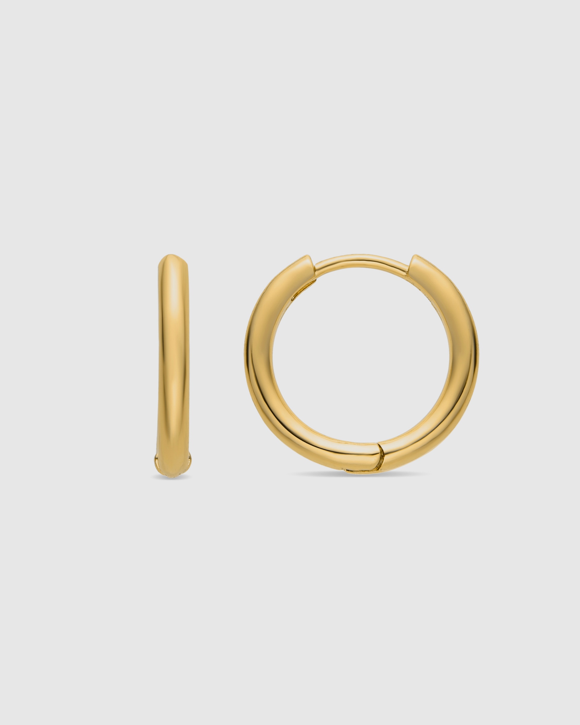 Pendientes de aro áfrica acabados en amarillo de 18 quilates - Luxenter - Oro Oro-1