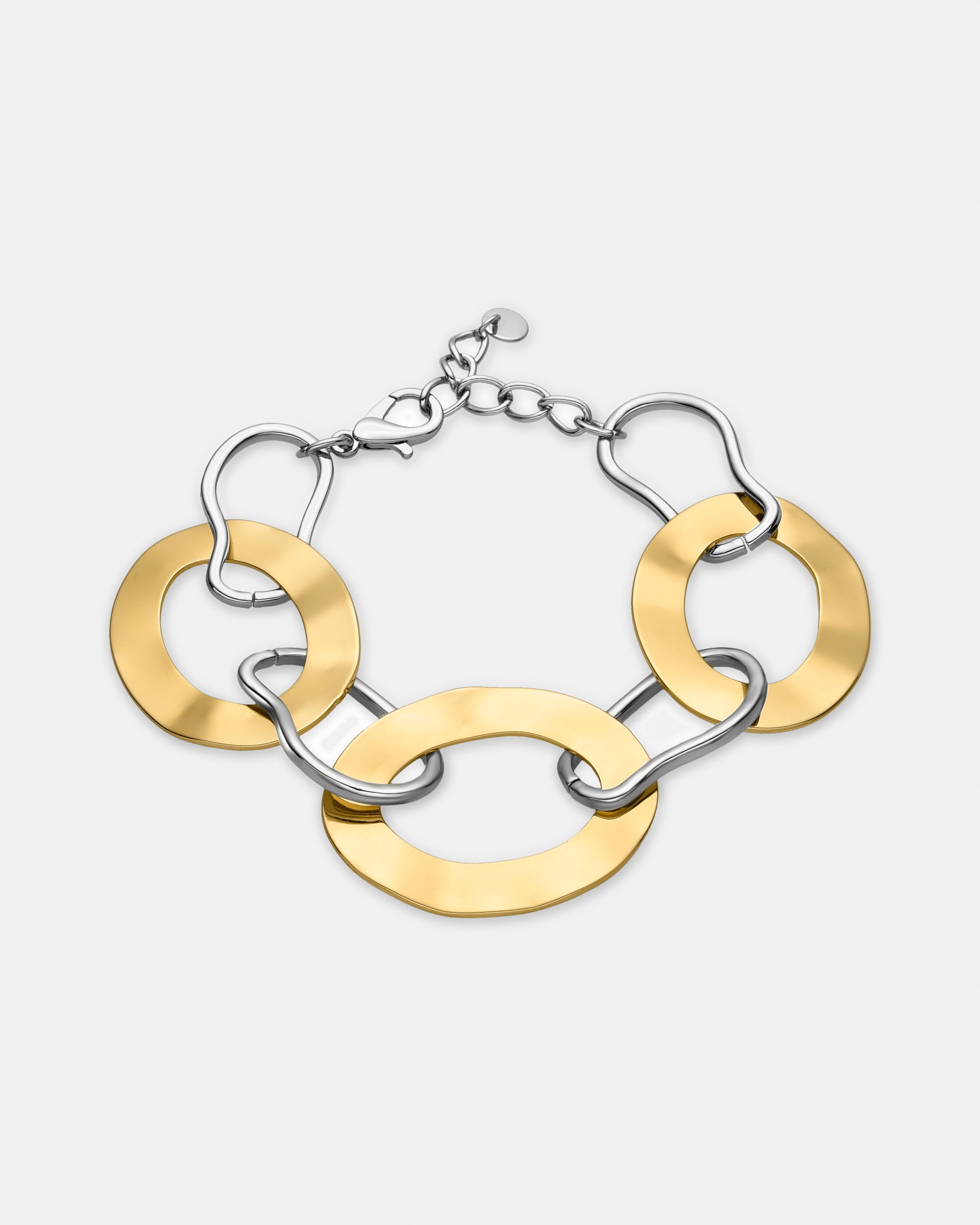 Pulsera de cadena áfrica acabada en oro amarillo de 18 quilates - Luxenter - Oro / Plata Oro / Plata-1
