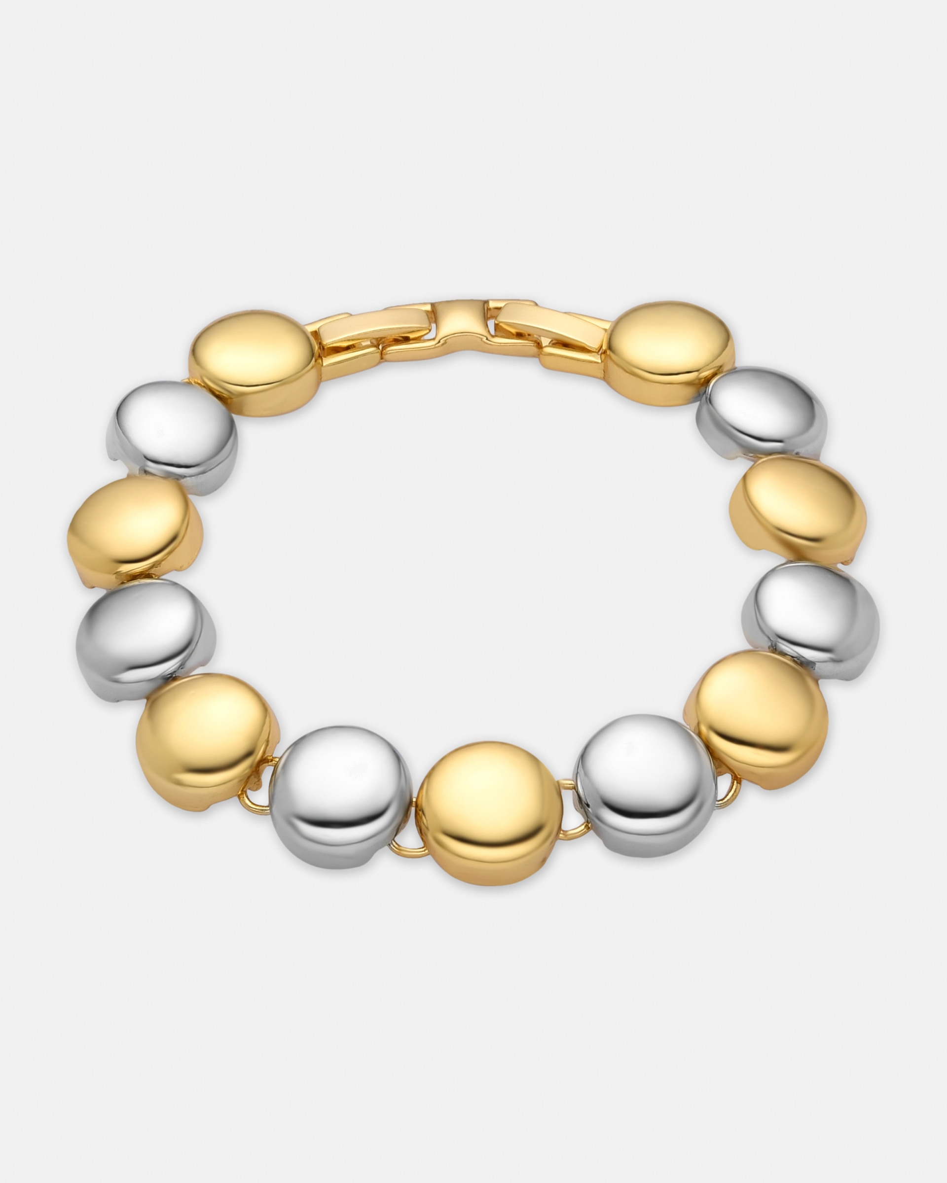 Pulsera de cadena áfrica acabada en oro amarillo de 18 quilates - Luxenter - Oro / Plata Oro / Plata-1