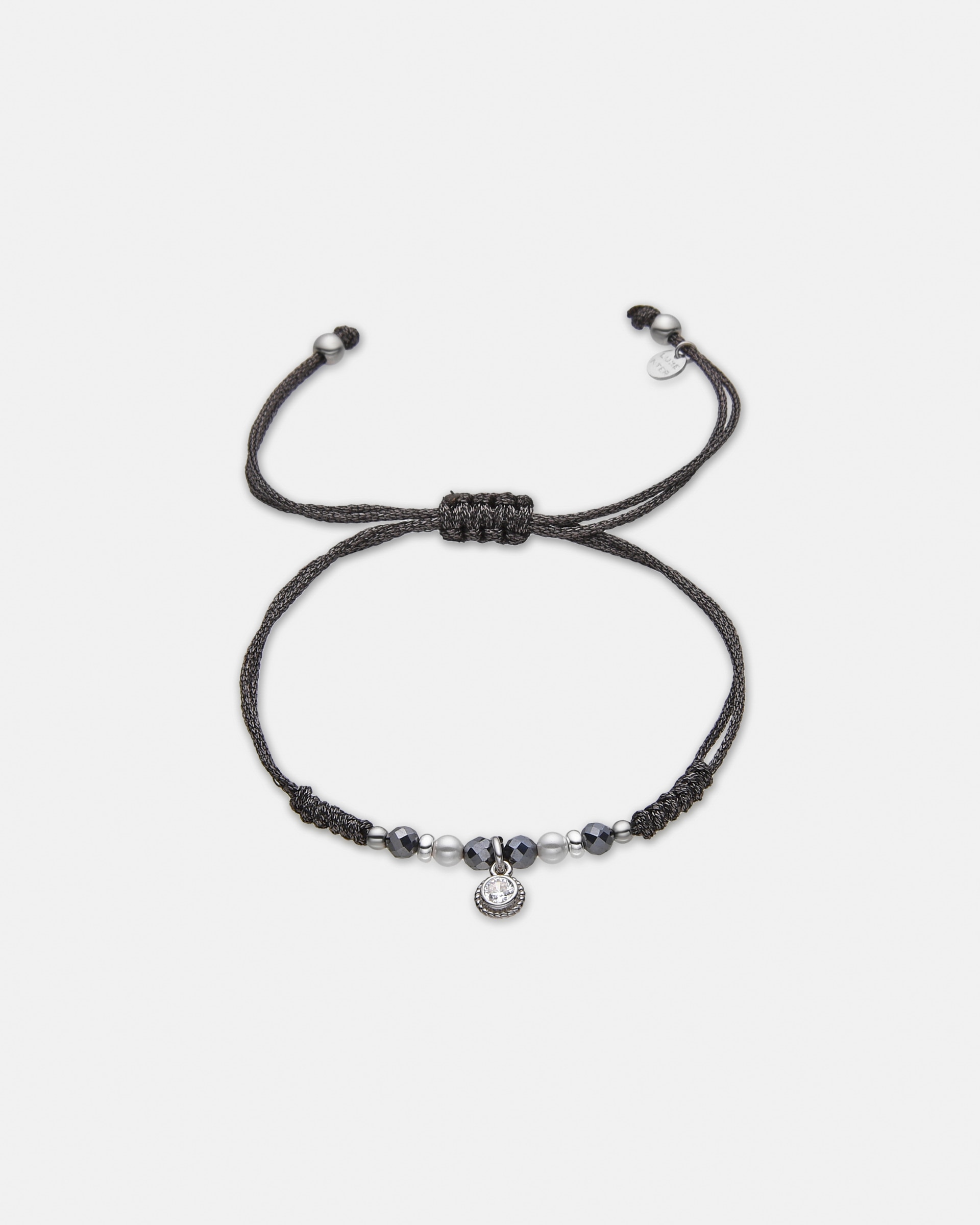 Pulsera pide un deseo de de ley 925 acabada en rodio con perla blanca - Luxenter - Plata Plata-1