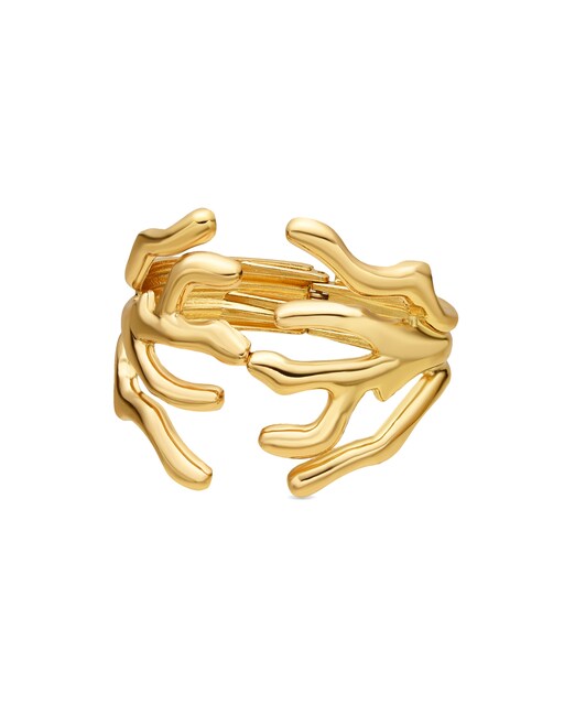 Imagen 0 de Pulsera Africa acabada en oro de 18k
