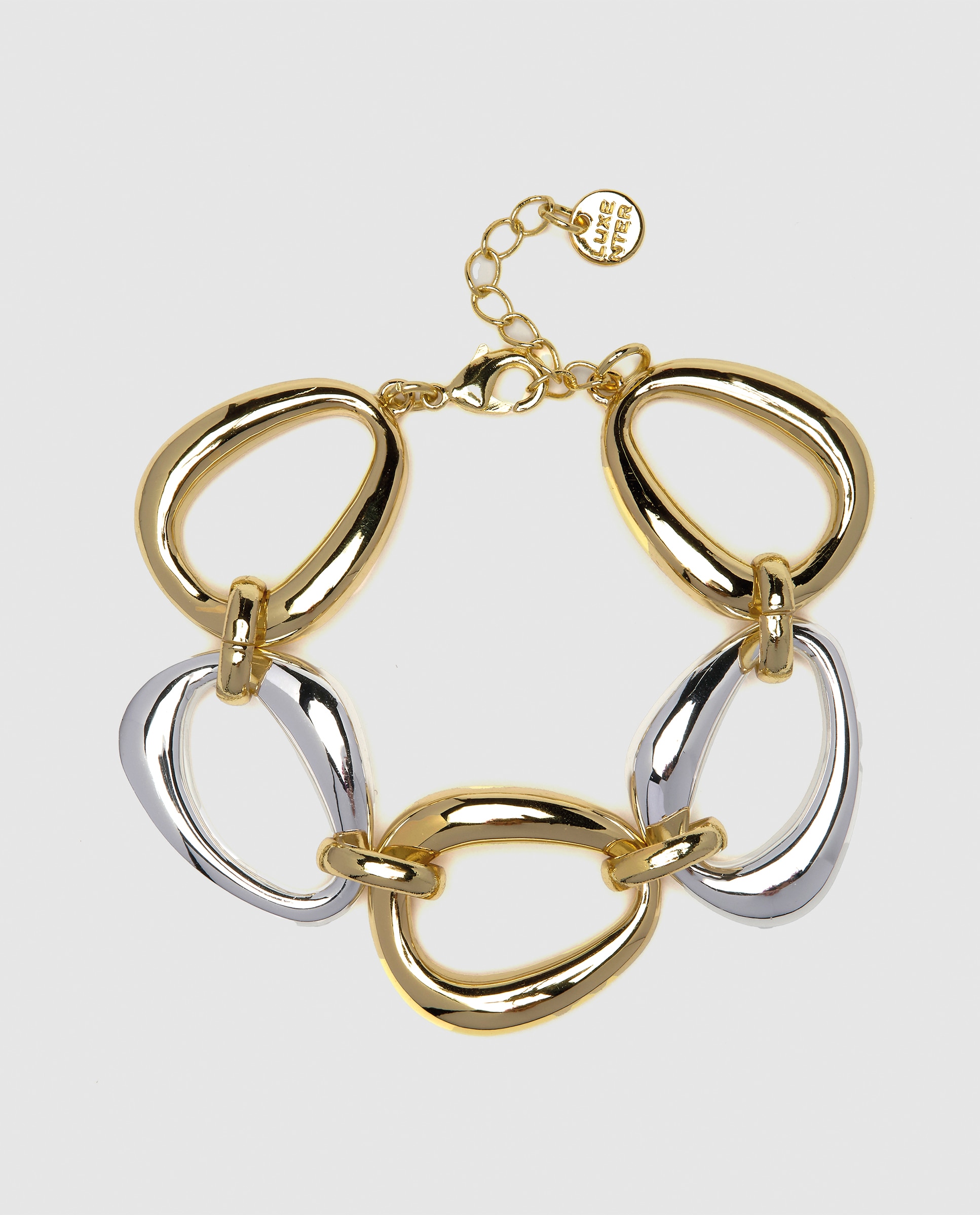 Pulsera de cadena áfrica acabada en oro amarillo de 18 quilates - Luxenter - Oro / Plata Oro / Plata-3