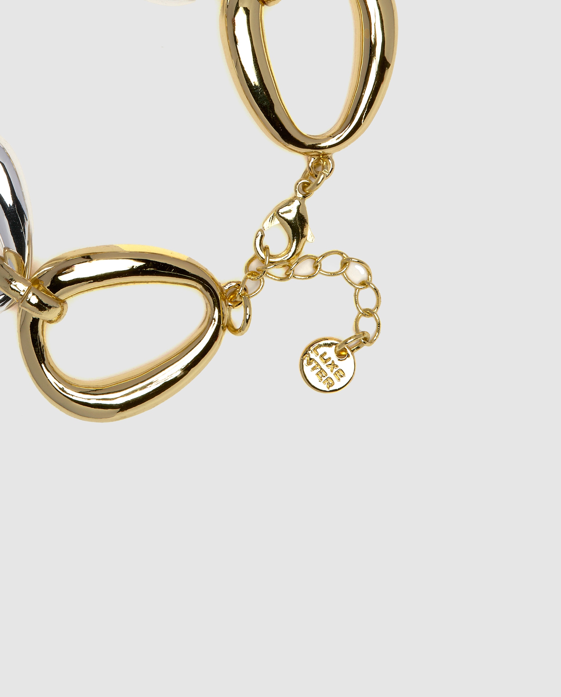 Pulsera de cadena áfrica acabada en oro amarillo de 18 quilates - Luxenter - Oro / Plata Oro / Plata-7