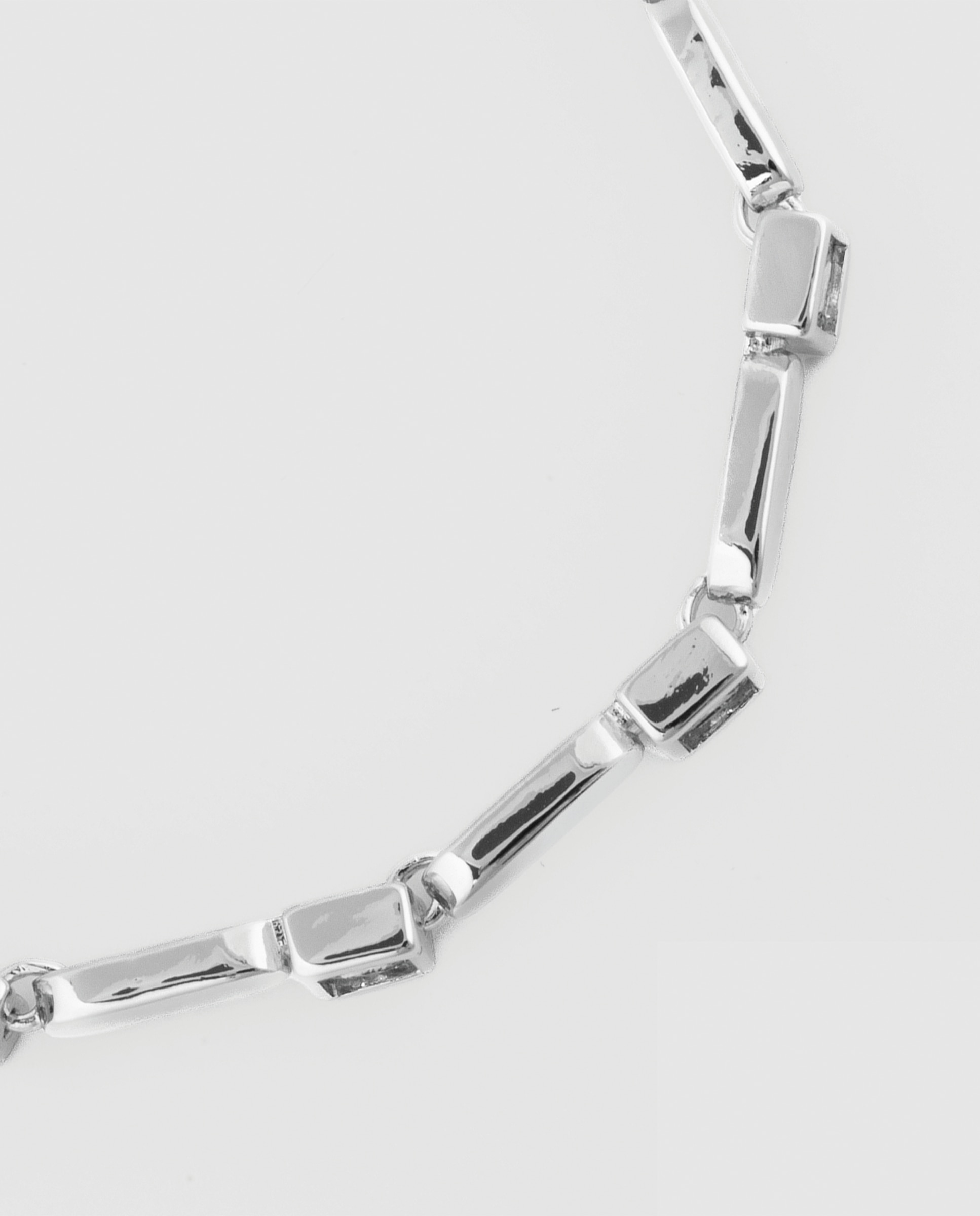 Pulsera de cadena áfrica acabada en plata de ley 925 con circonita brillante - Luxenter - Oro Oro-5