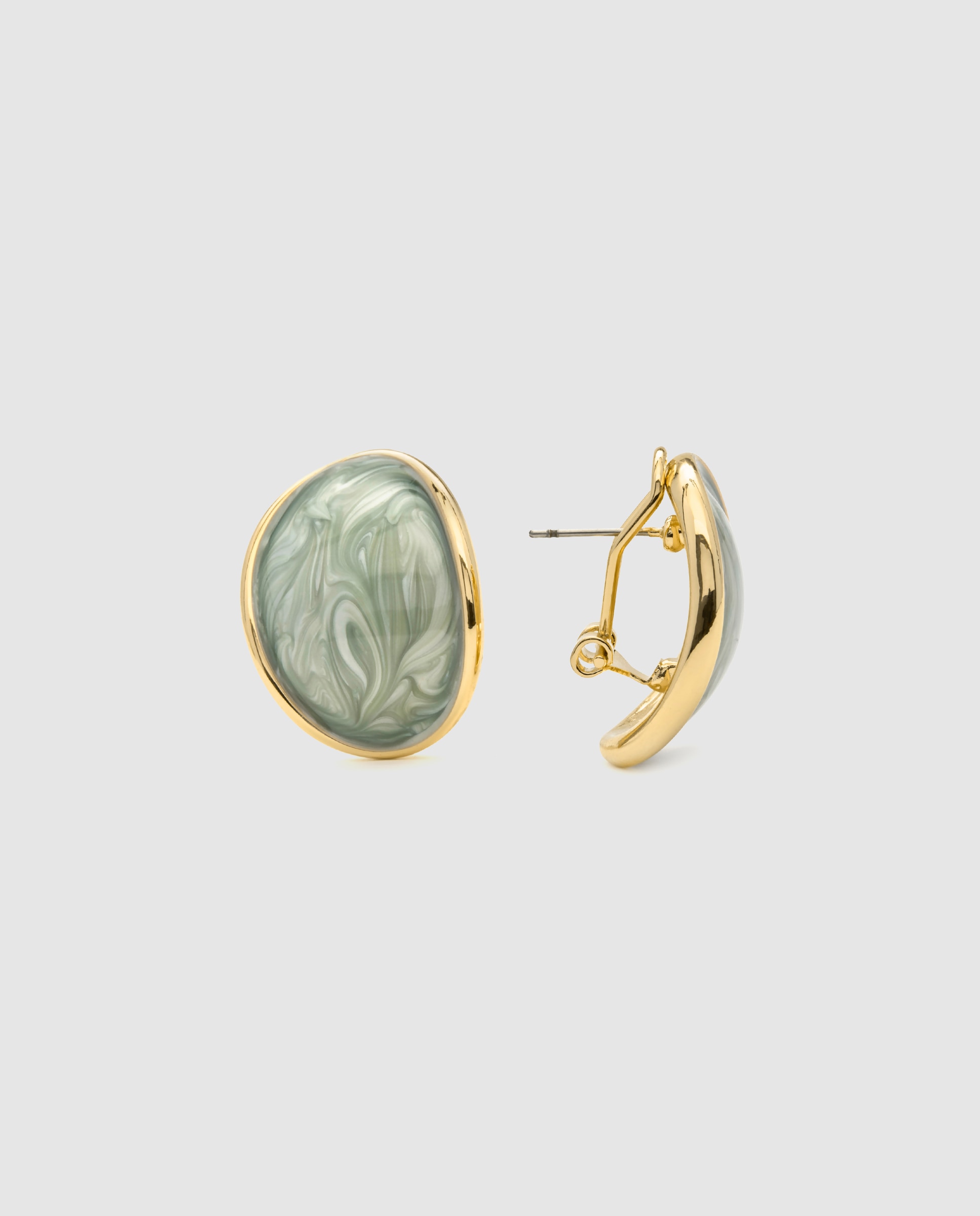 Pendientes áfrica acabados en amarillo de 18 quilates - Luxenter - Oro Oro-1