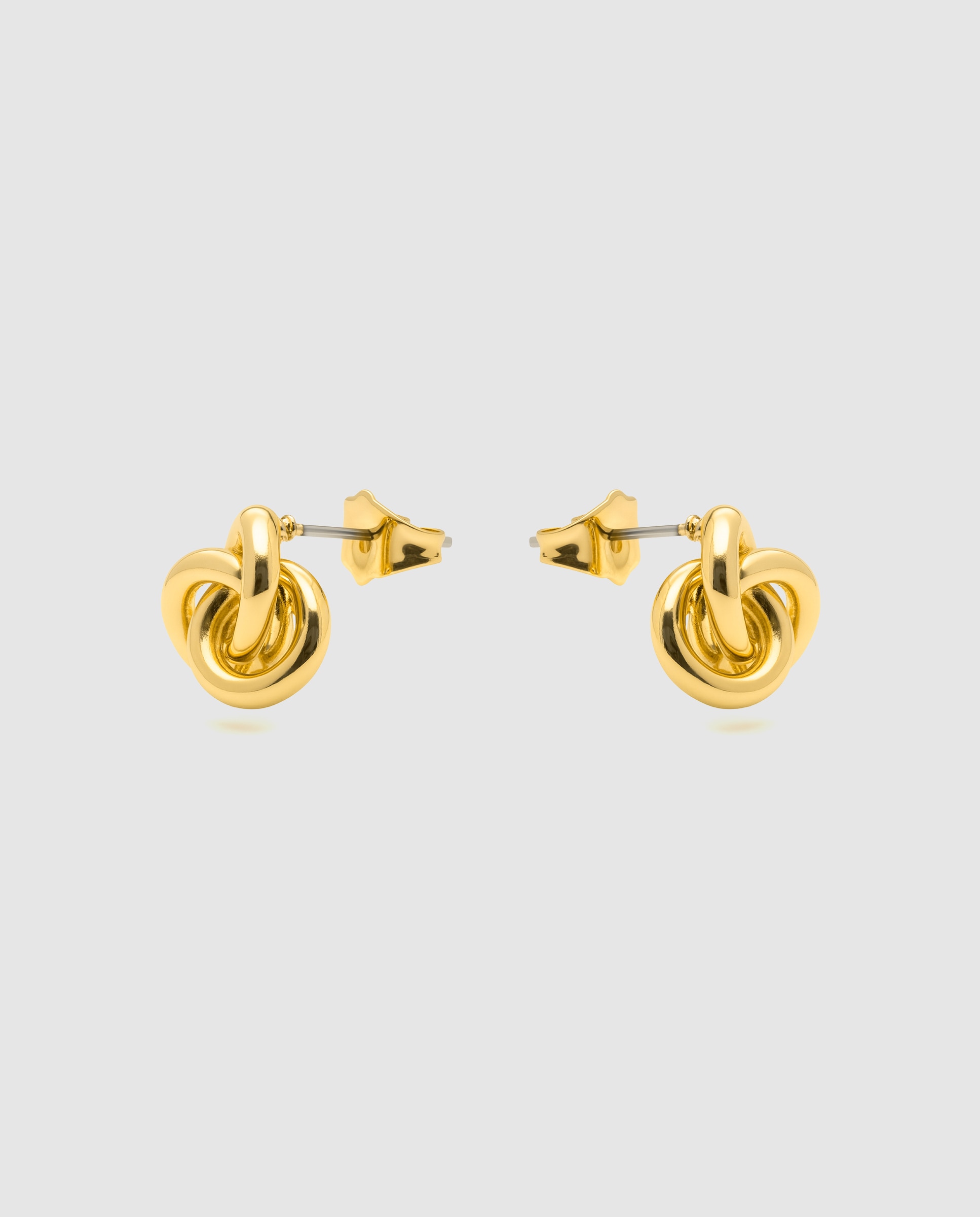 Pendientes basic acabados en oro amarillo de 18k - Luxenter - Dorado Dorado-3