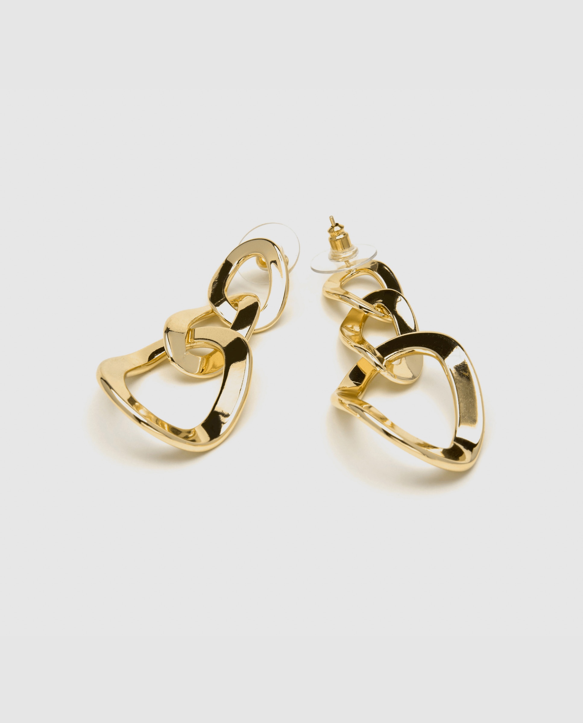 Pendientes áfrica acabados en oro amarillo de 18 quilates - Luxenter - Dorado Dorado-6