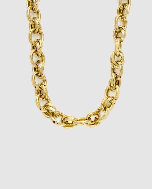 Imagen 0 de Collar África acabado en oro amarillo de 18k