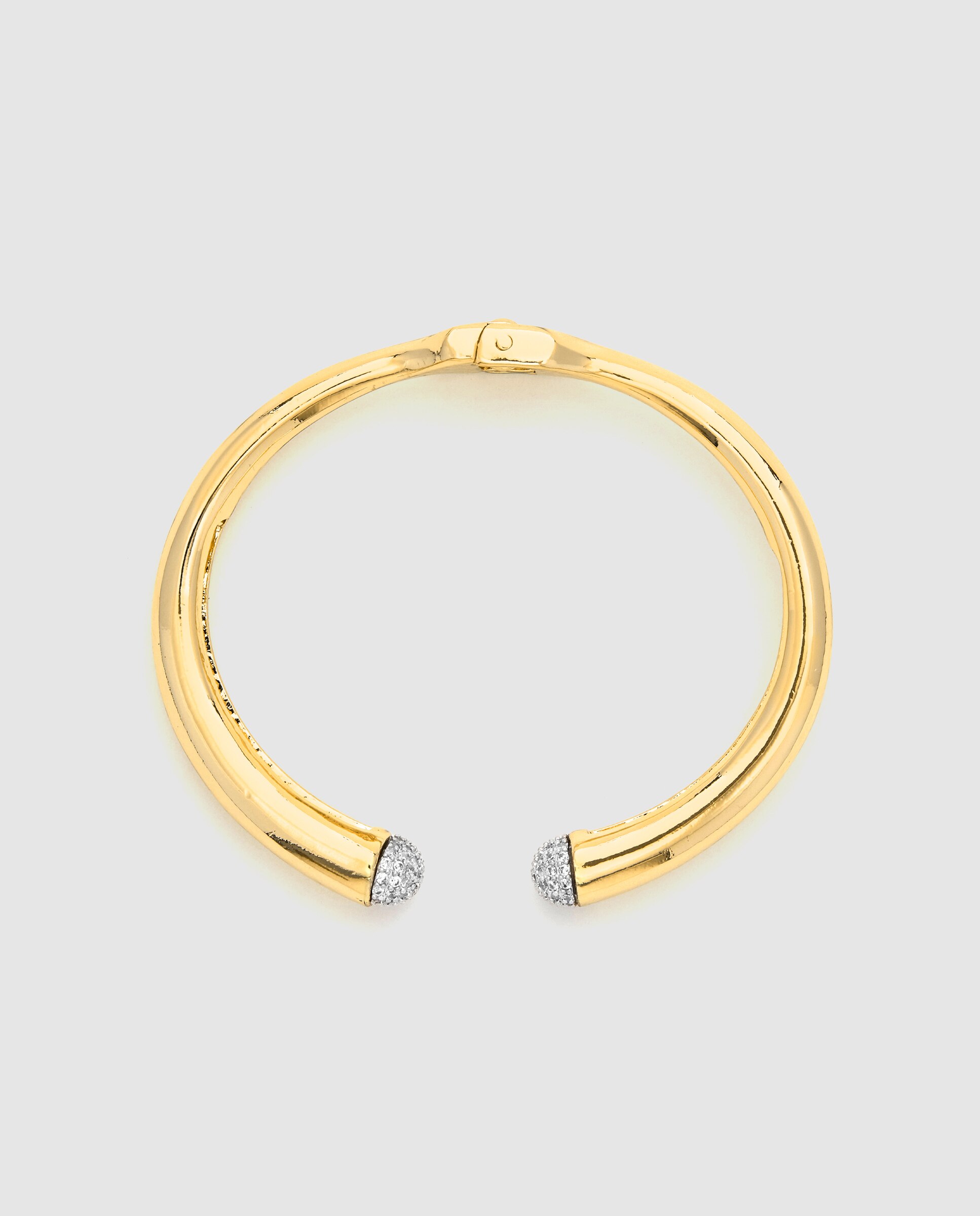 Brazalete áfrica acabada en oro amarillo de 18 quilates con circonita brillante - Luxenter - Amarillo Amarillo-3