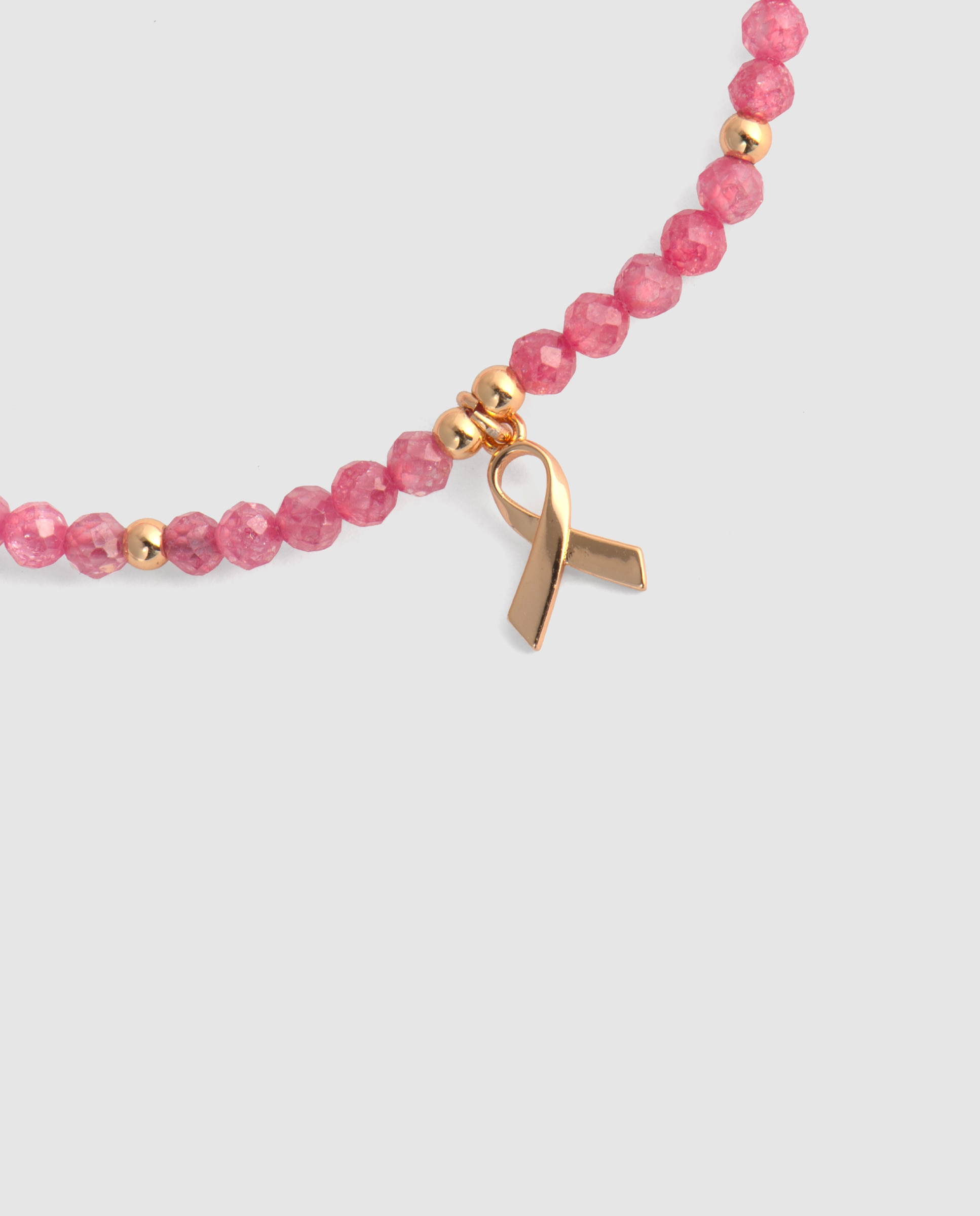 Pulsera con charms special edition acabada en oro rosa de 18 quilates con circonita - Luxenter - Rosa Rosa-6