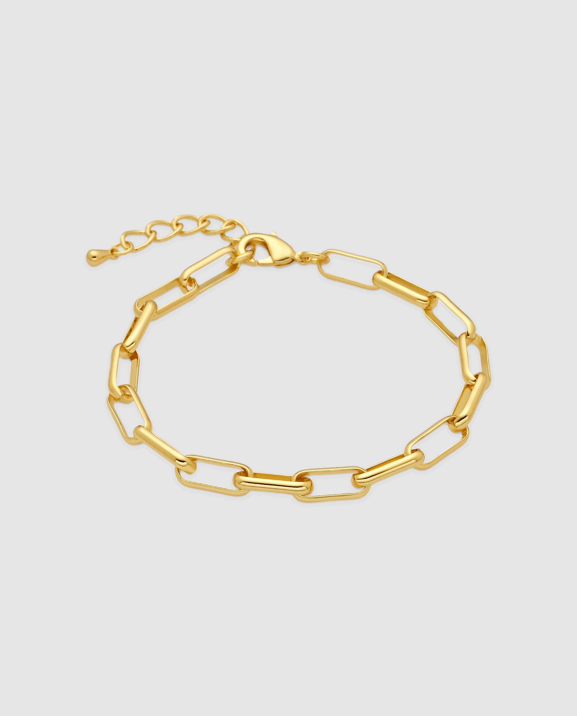 Pulsera de eslabones africa acabada en oro amarillo de 18k - Luxenter - Dorado Dorado-1