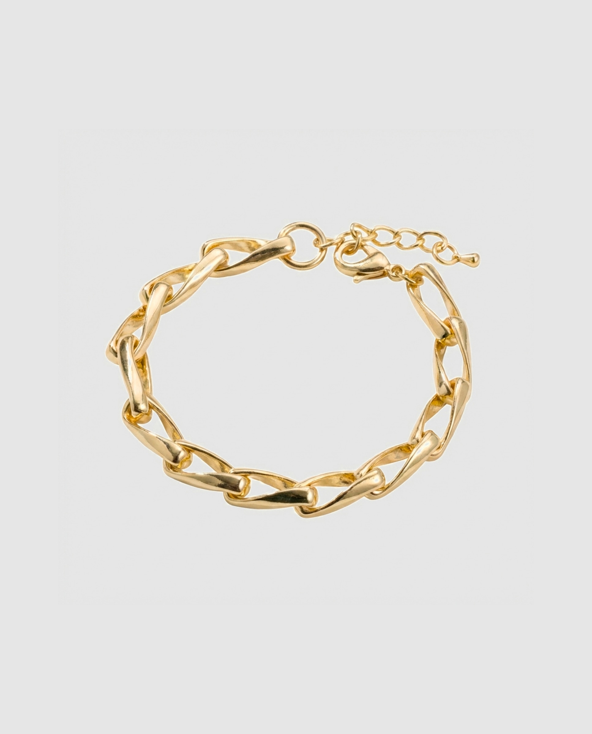 Pulsera de eslabones africa acabada en oro amarillo de 18k - Luxenter - Dorado Dorado-1