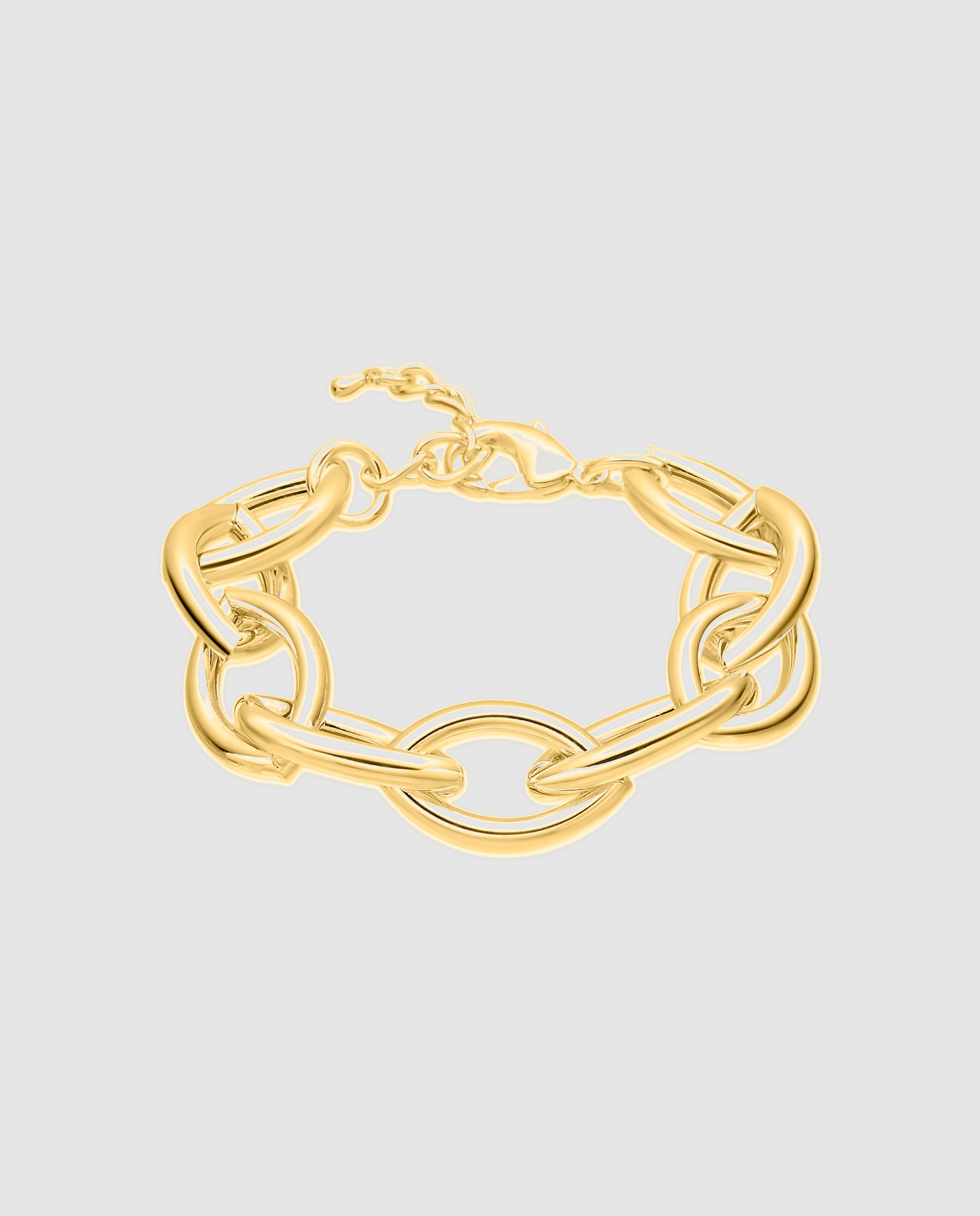 Pulsera de eslabones africa acabada en oro amarillo de 18k - Luxenter - Dorado Dorado-1