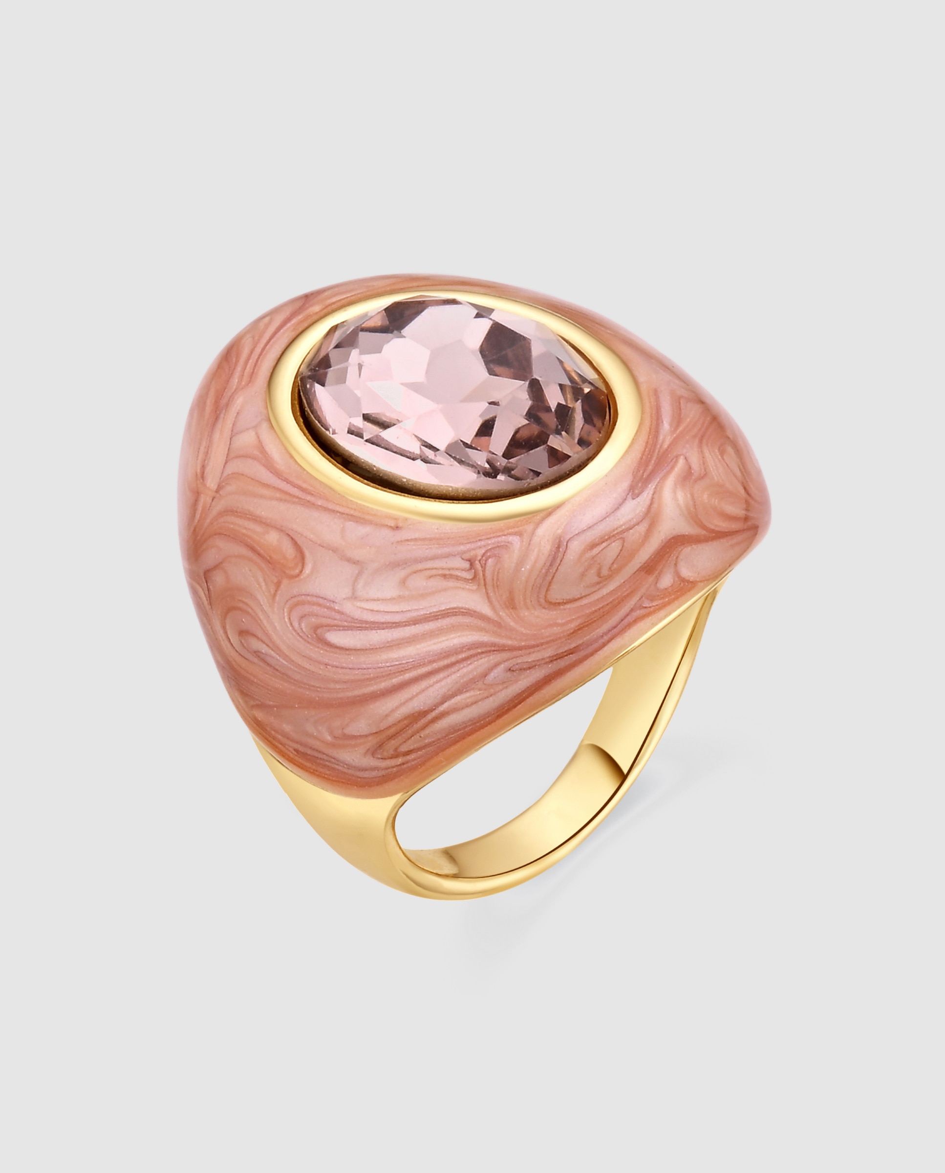 Imagen 1 de Anillo africa acabado en oro amarillo de 18k - Luxenter - Morado Morado