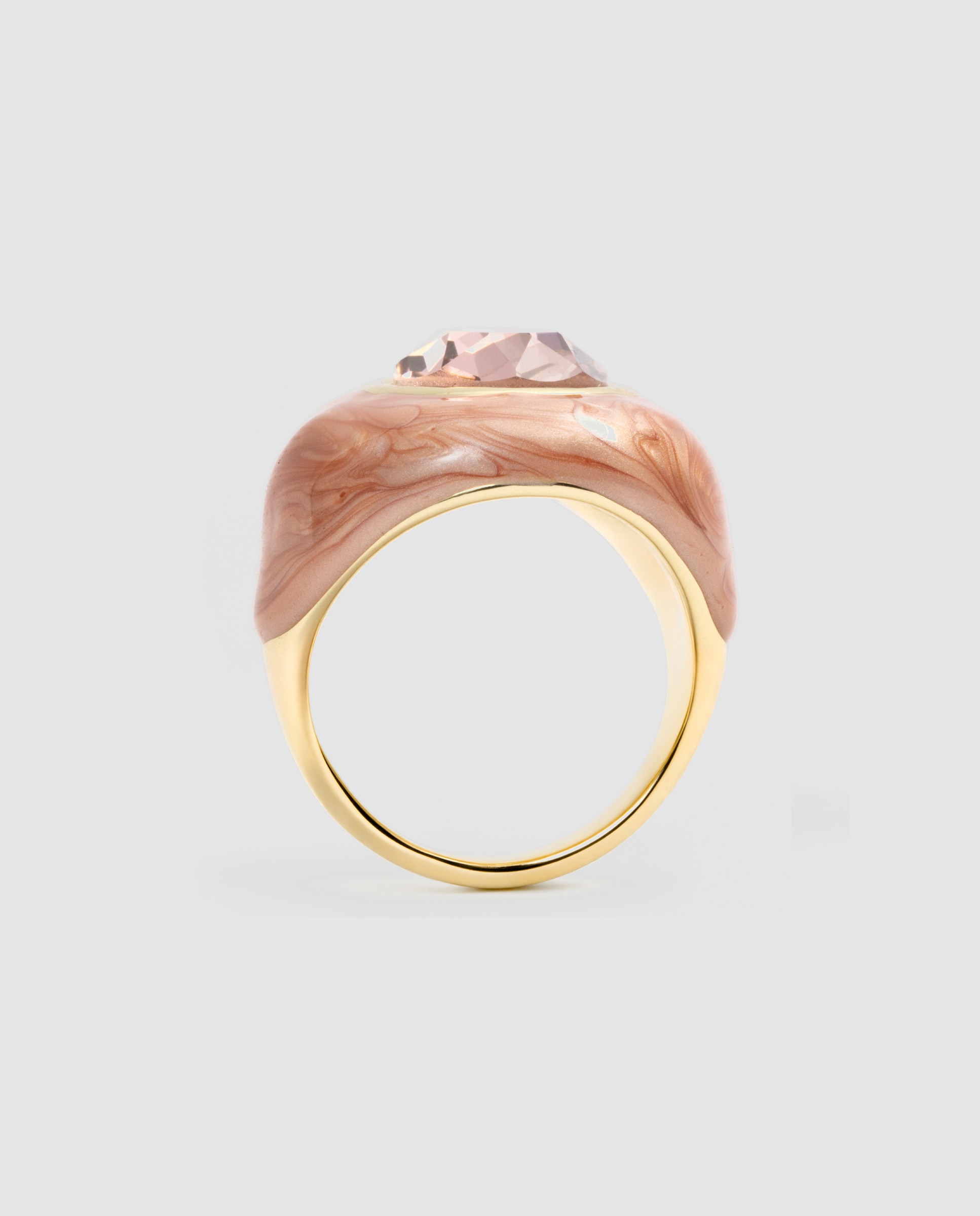 Imagen 4 de Anillo africa acabado en oro amarillo de 18k - Luxenter - Morado Morado