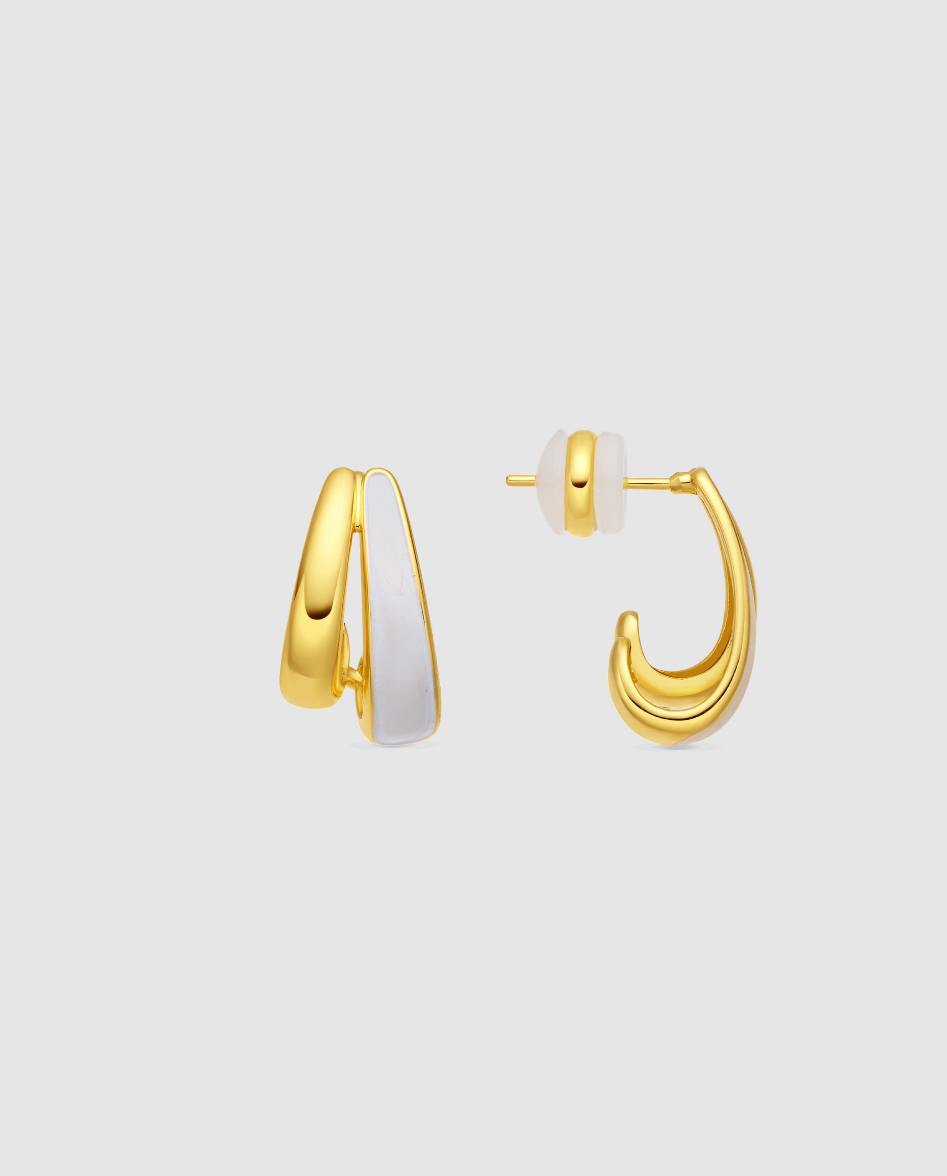 Pendientes Basic acabados en oro de 18k · Luxenter · El Corte Inglés