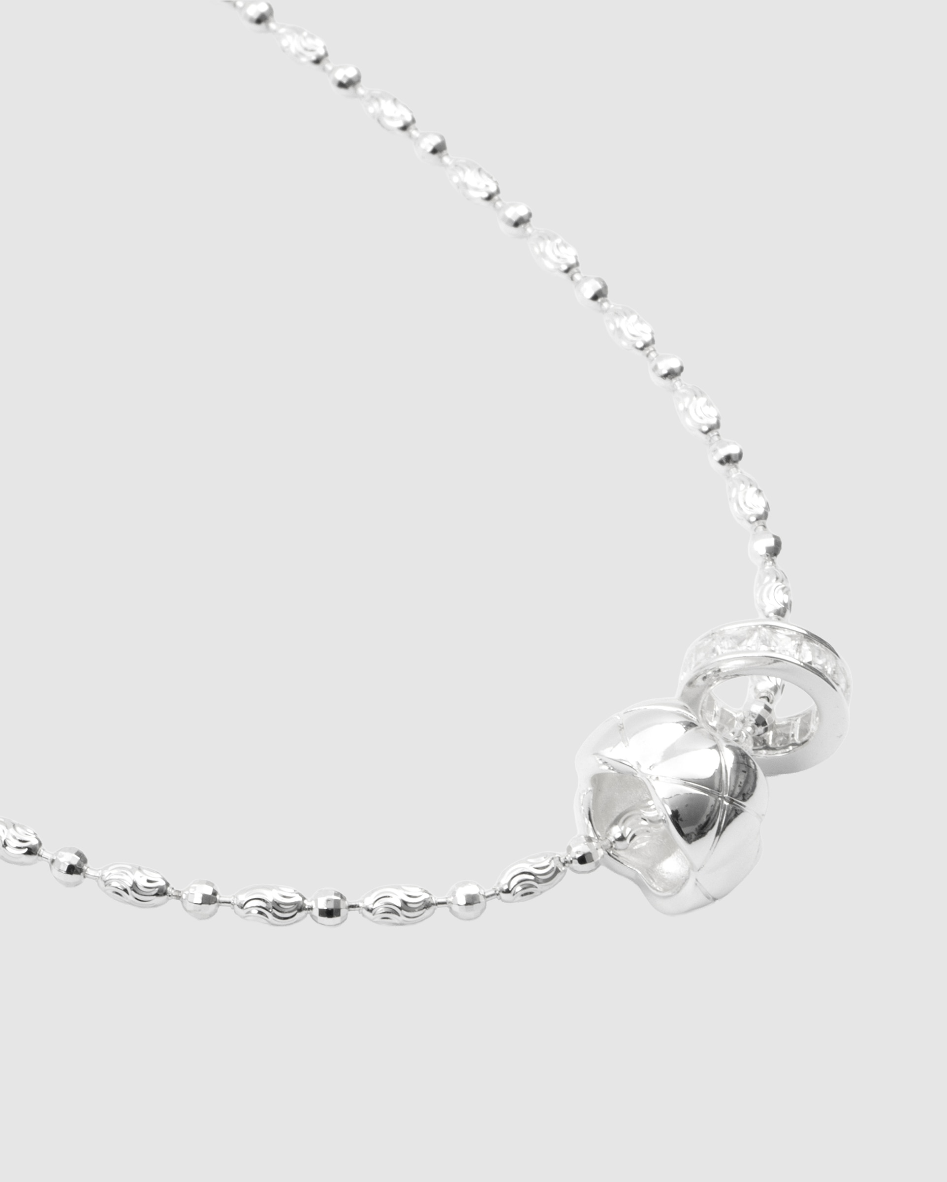 Collar acabado en rodio con circonita brillante - Luxenter - Plateado Plateado-6