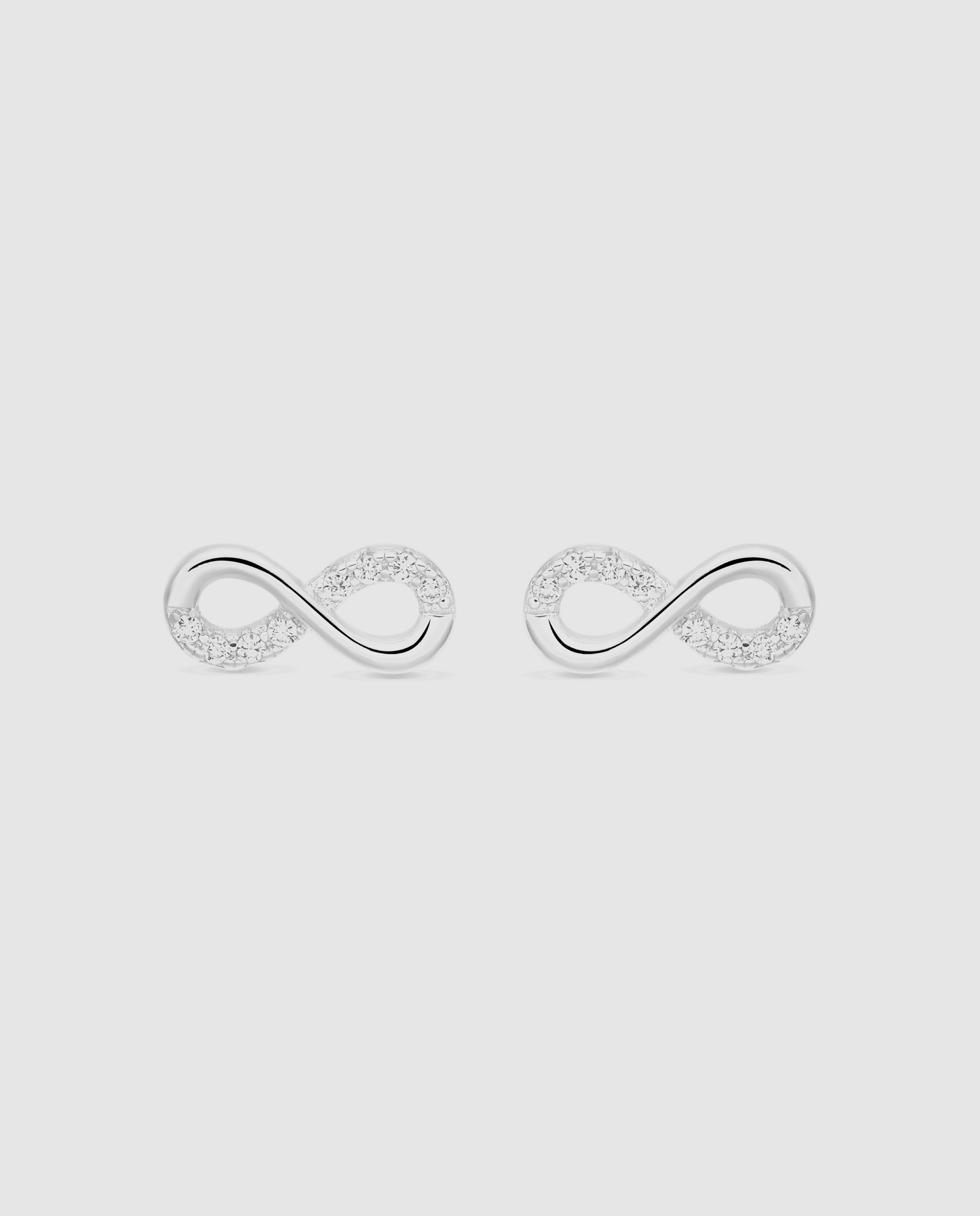 Imagen 1 de Pendientes basic con circonita brillante acabados en rodio - Luxenter - Dorado Dorado