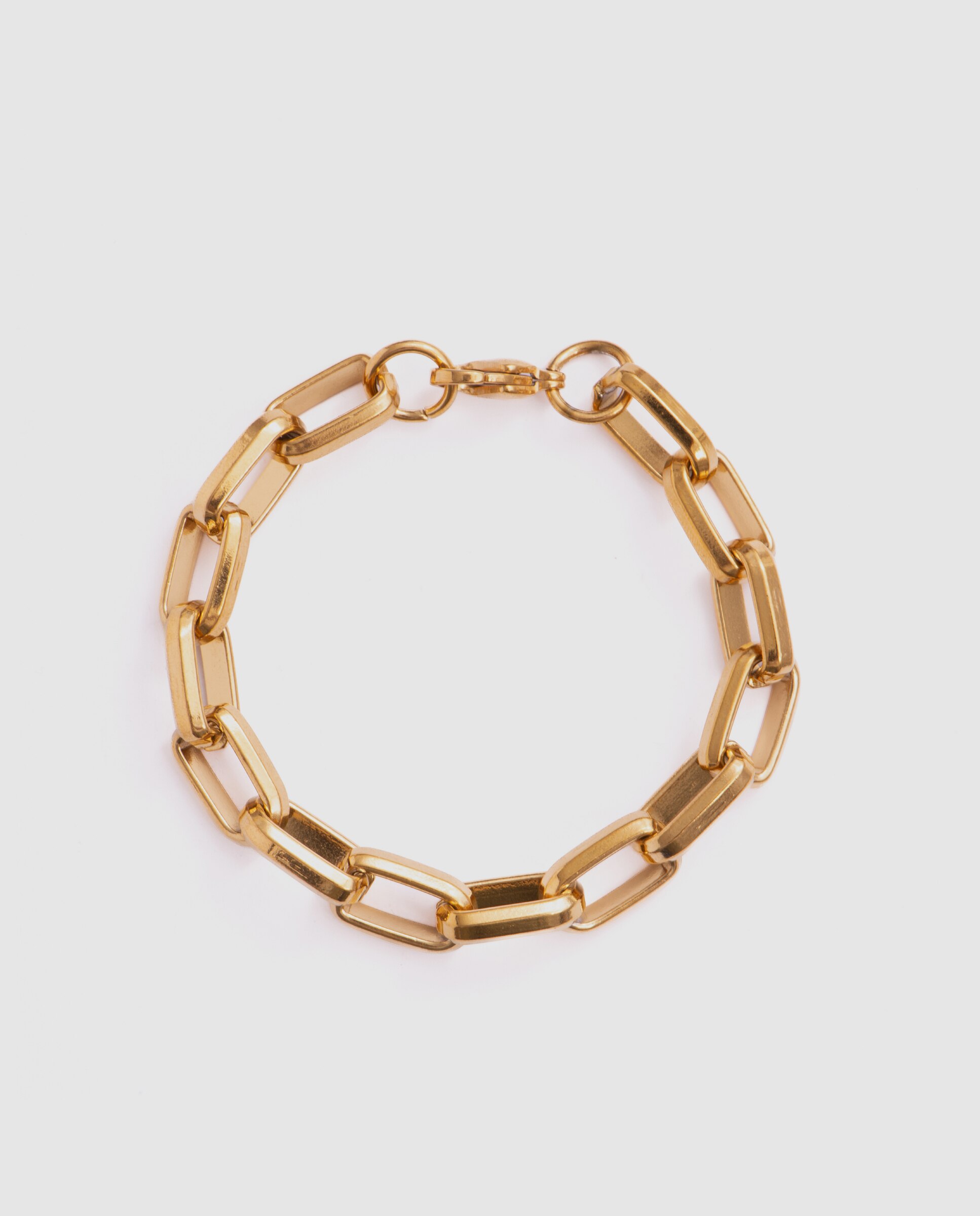 Pulsera de cadenas áfrica acabada en oro amarillo de 18 quilates - Luxenter - Dorado Dorado-2