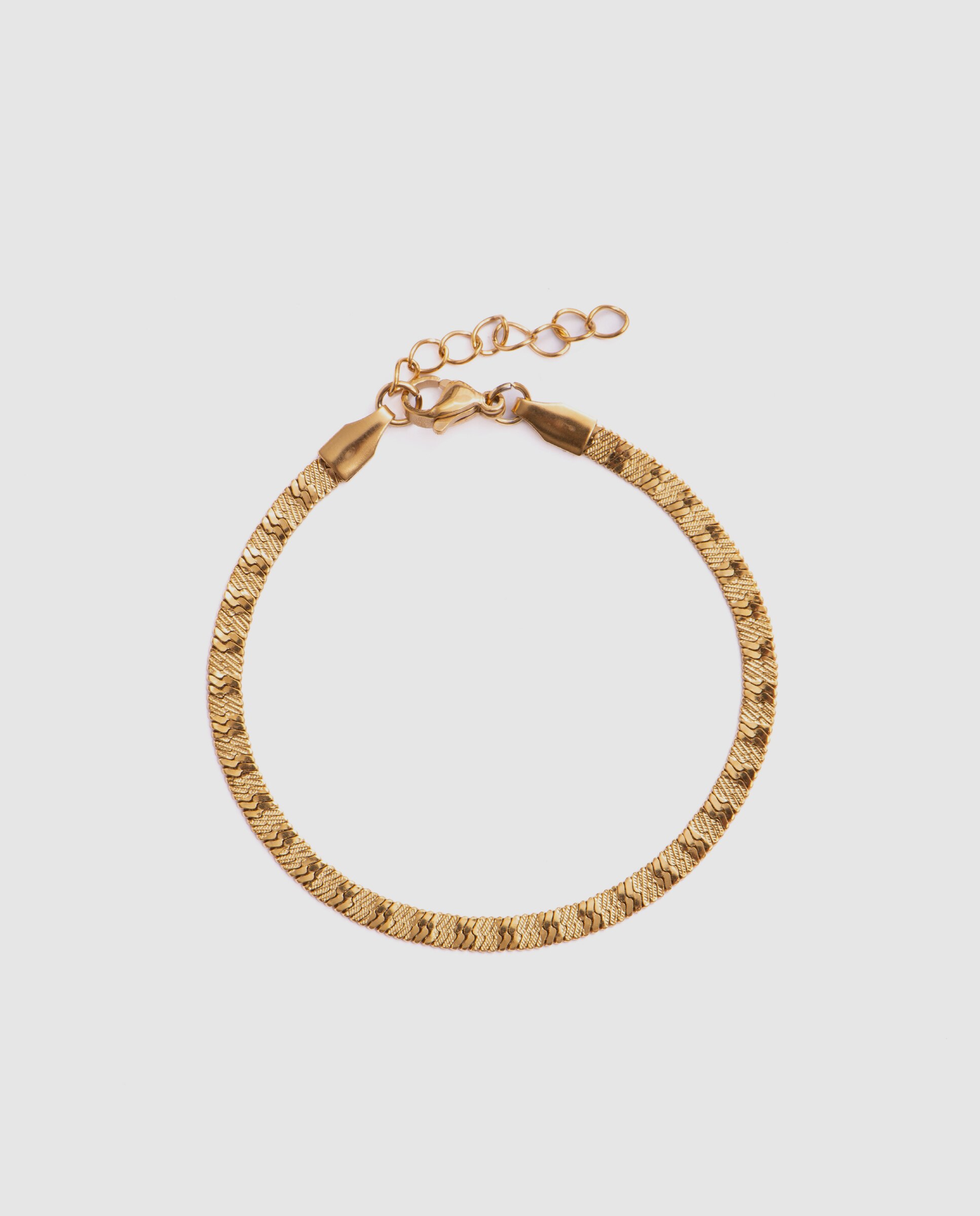 Imagen 2 de Pulsera de cadenas áfrica acabada en oro amarillo de 18 quilates - Luxenter - Dorado Dorado