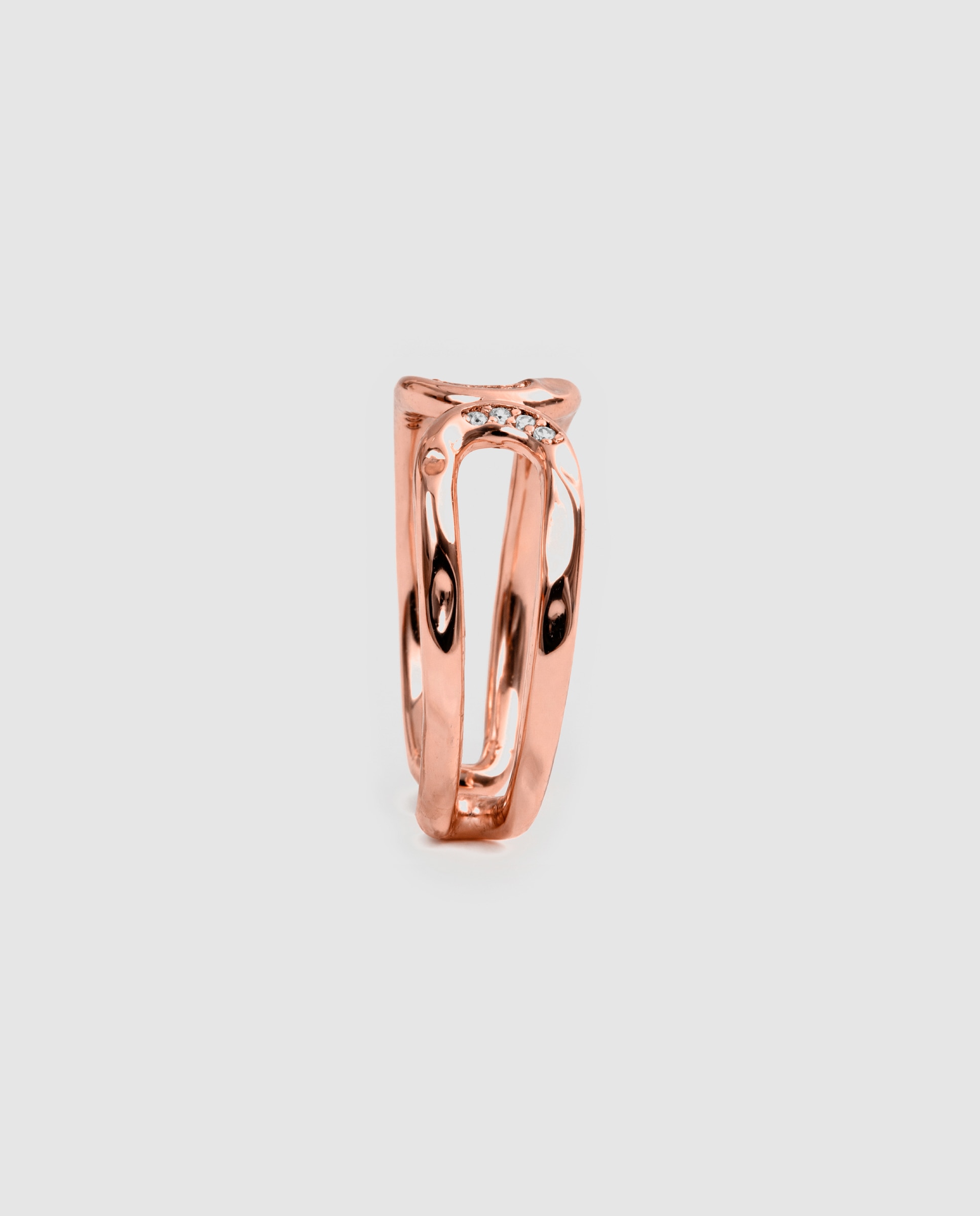 Imagen 2 de Anillo special edition con circonita brillante acabado en oro rosa 18k - Luxenter - Dorado Dorado