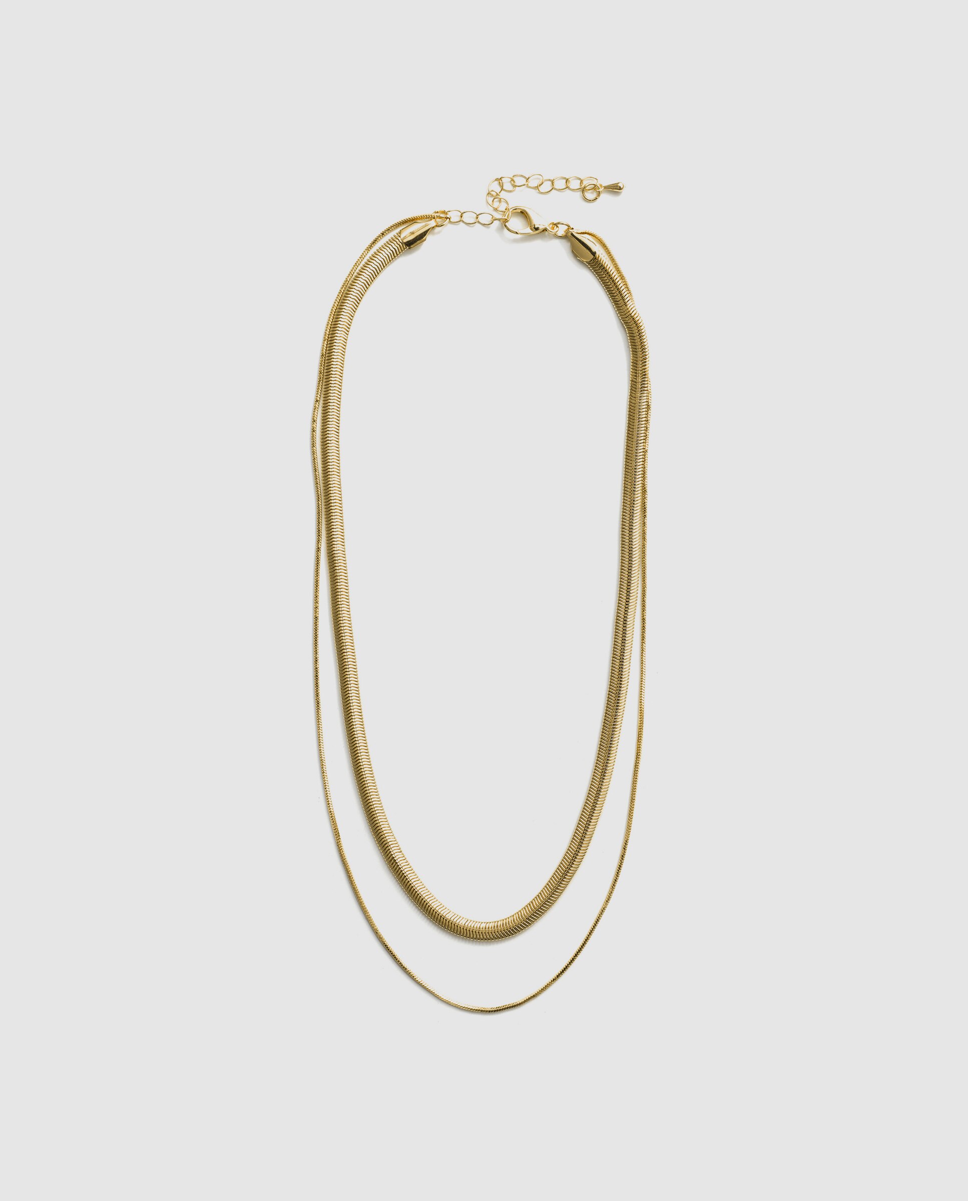 Collar áfrica acabado en oro amarillo de 18 quilates - Luxenter - Dorado Dorado-2