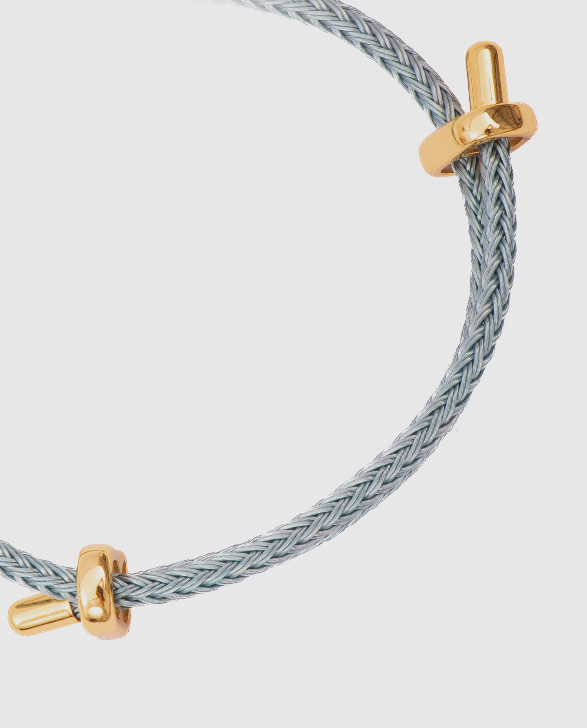Pulsera acabada en oro amarillo 18k - Luxenter - Azul Azul-6