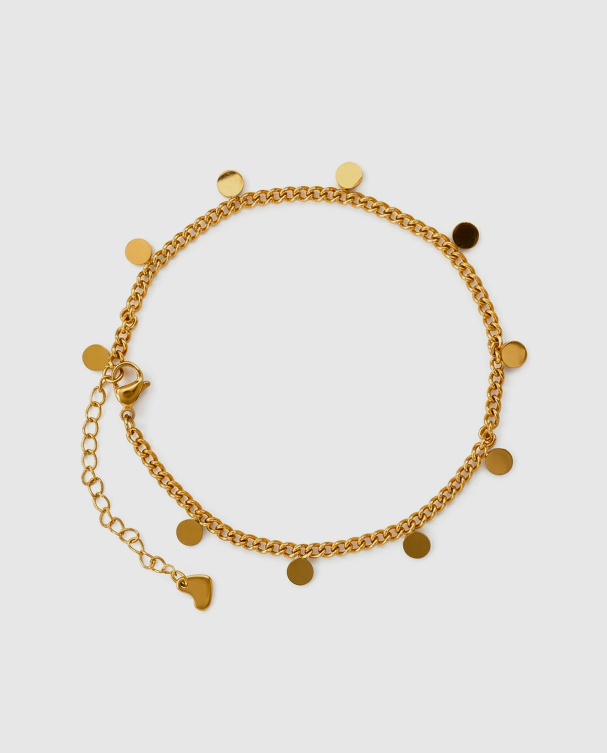 Pulsera de cadena de acero acabada en oro amarillo 18k - Luxenter - Dorado Dorado-3