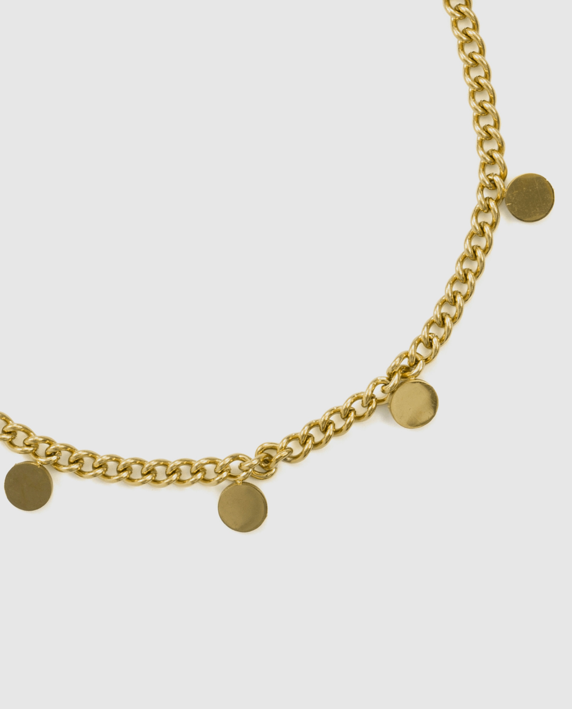 Pulsera de cadena de acero acabada en oro amarillo 18k - Luxenter - Dorado Dorado-6