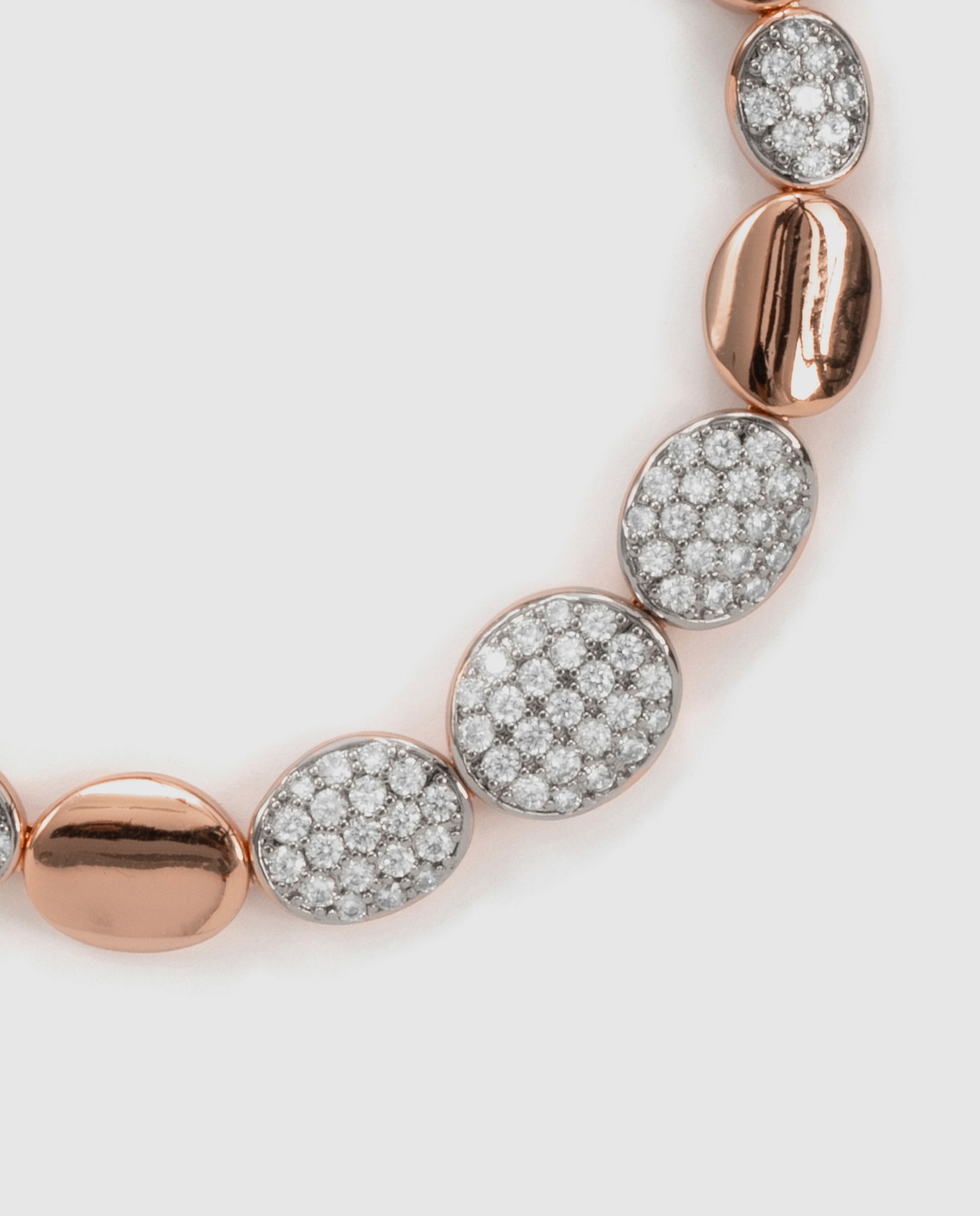 Pulsera de cadena special edition acabada en oro de 18k con circonita brillante - Luxenter - Rosa Rosa-6