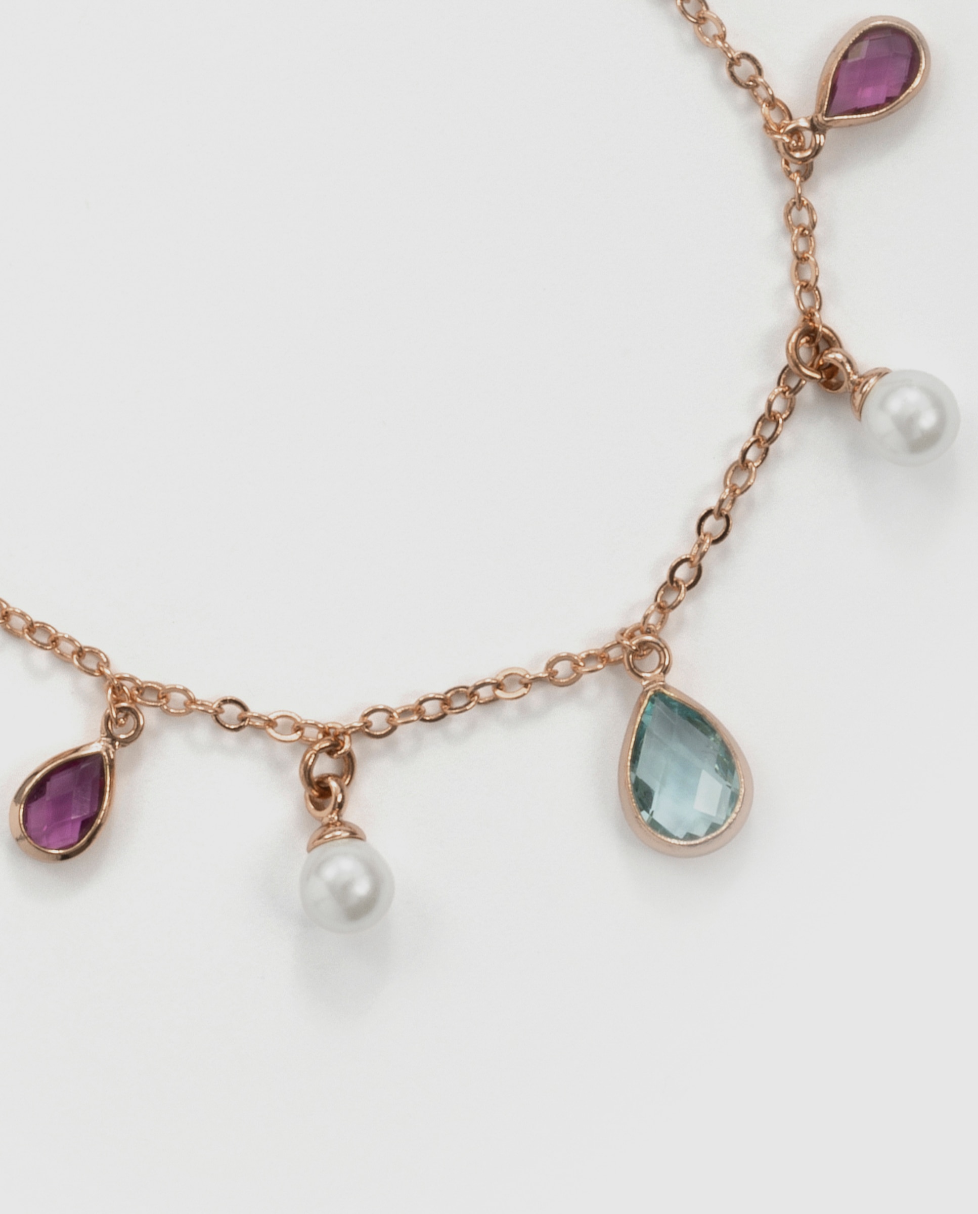 Pulsera special edition acabada en oro rosa de 18k con perla blanca - Luxenter - Multicolor Multicolor-6