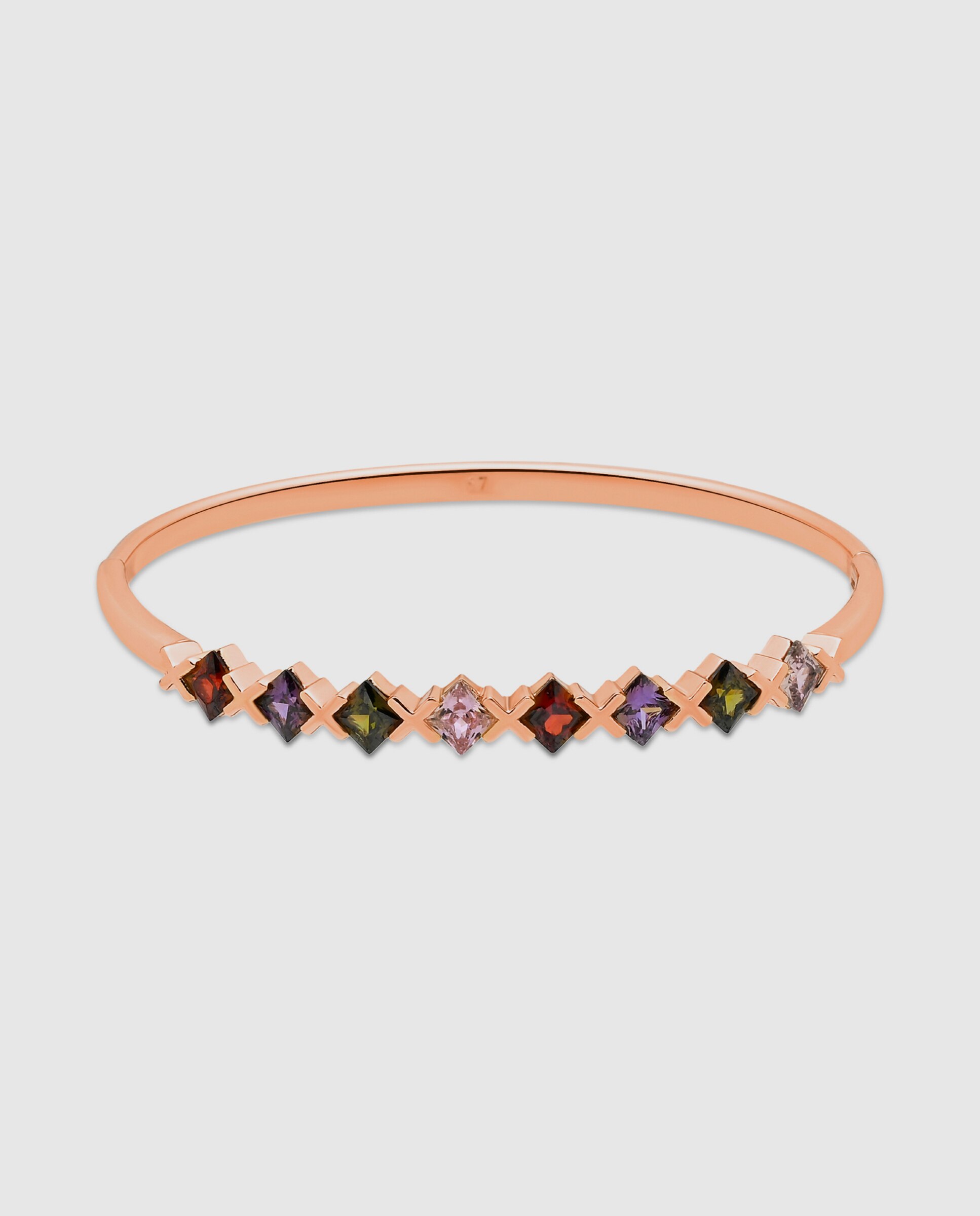Pulsera de cadena special edition acabada en oro rosa de 18k con circonita - Luxenter - Multicolor Multicolor-1